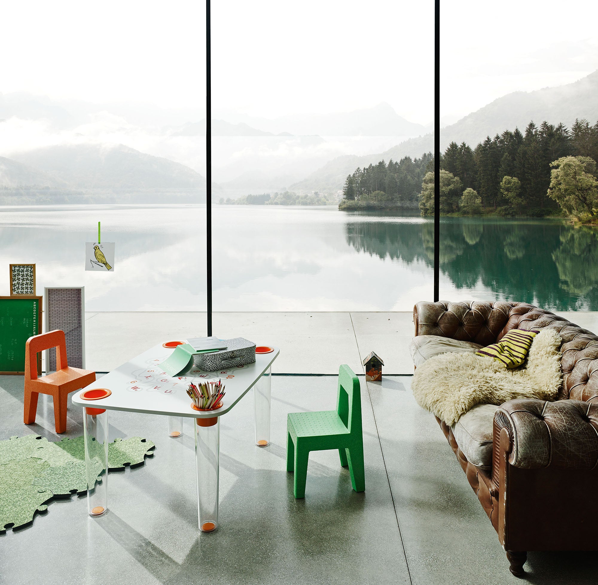 Seggiolina Pop scaun din plastic pentru copii