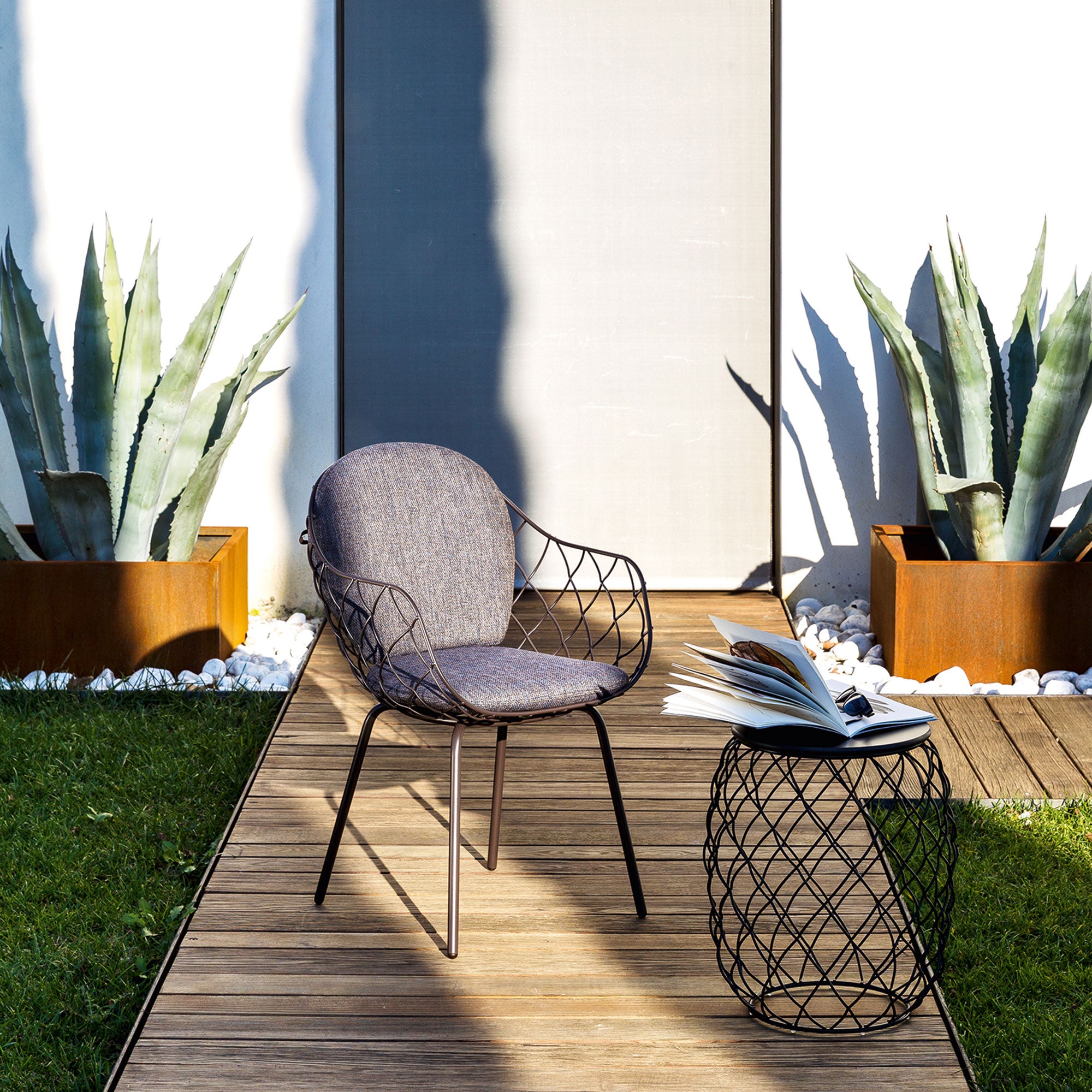 Piña scaun de dining cu baza din oțel