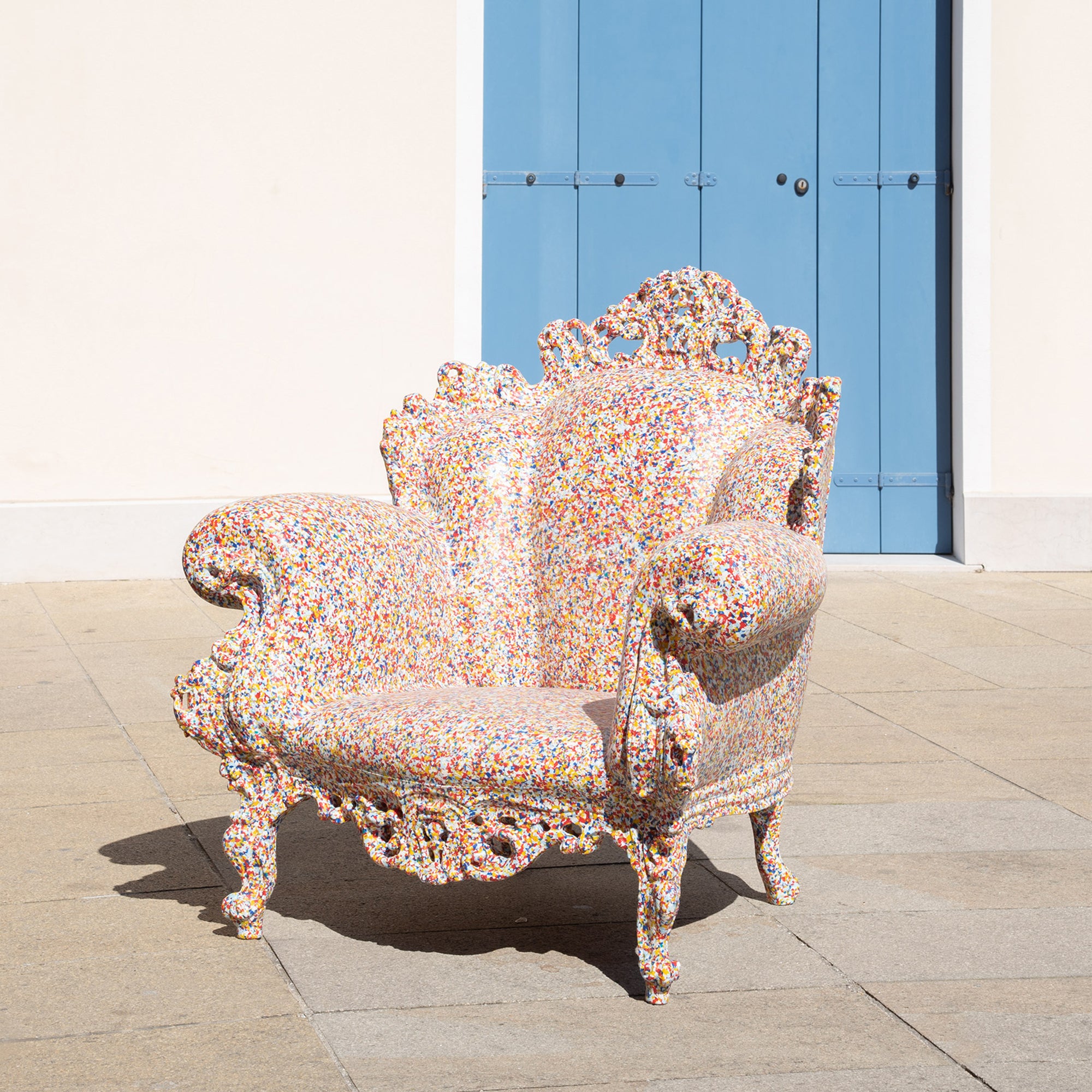 Proust fotoliu din plastic pentru exterior