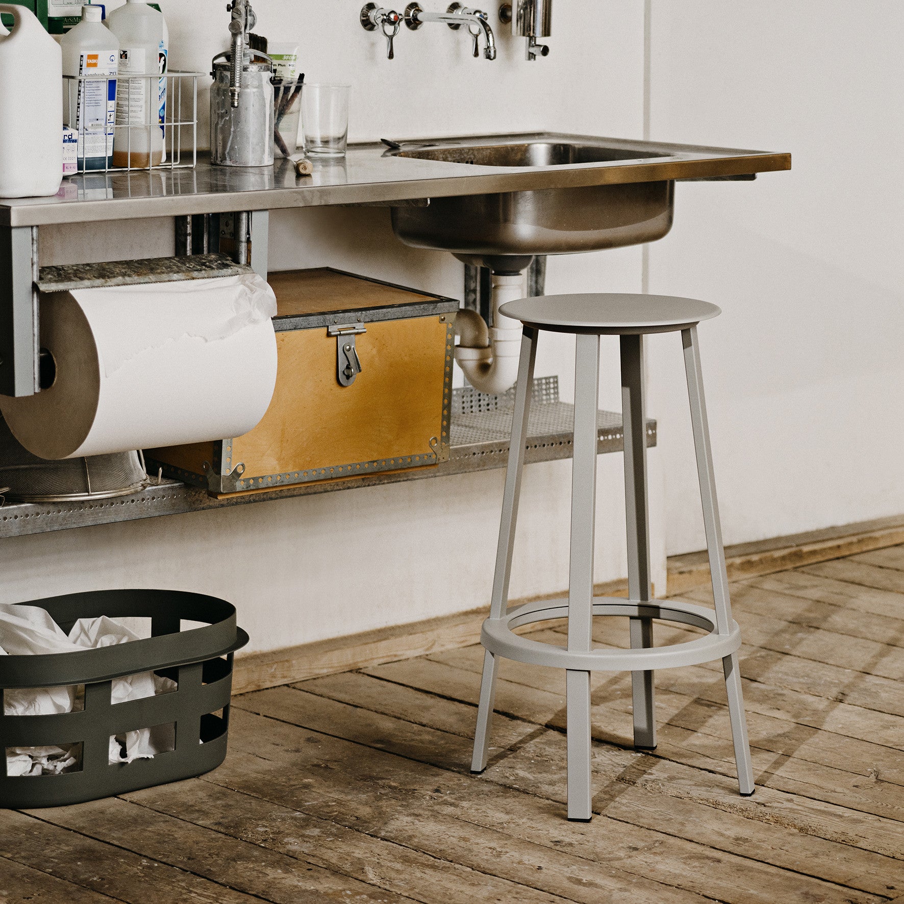 Revolver scaun de bar H65 cm