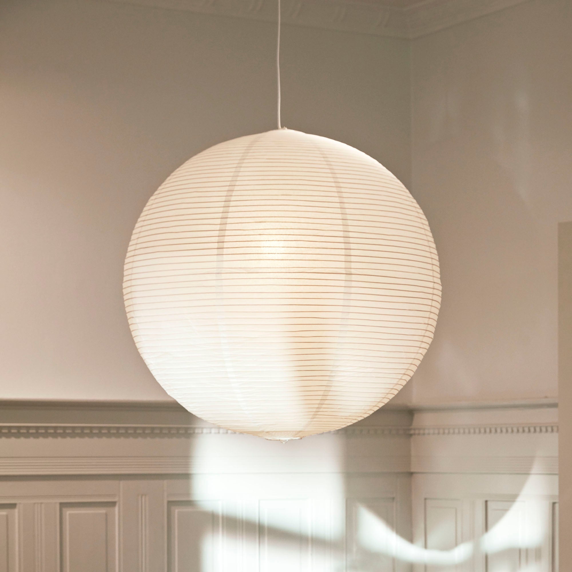 Rice Paper Shade, lampă suspendată mare Ø60cm