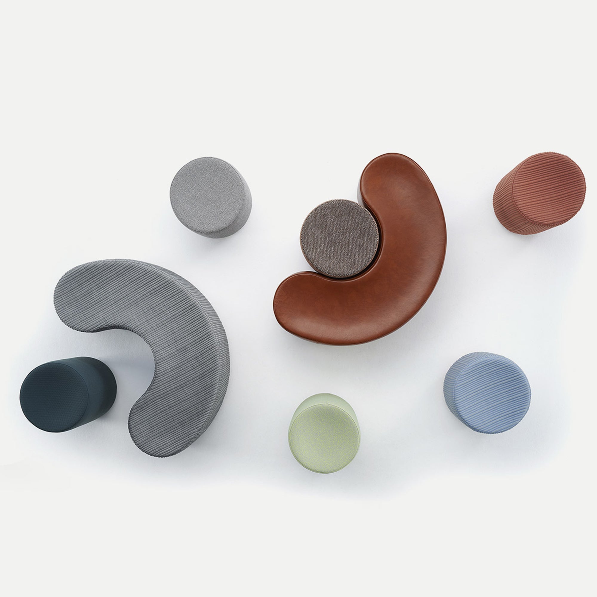 Dividuals pouf mediu Ø 42 cm