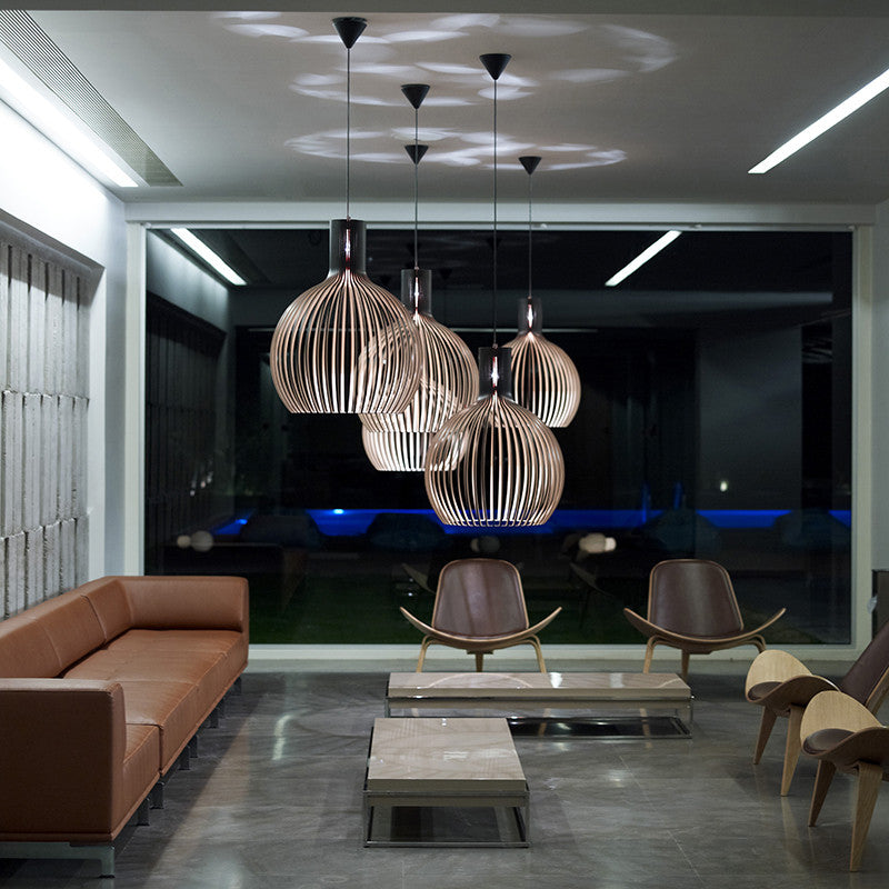 Lămpile Octo 4240 produse de Secto Design (ambient)