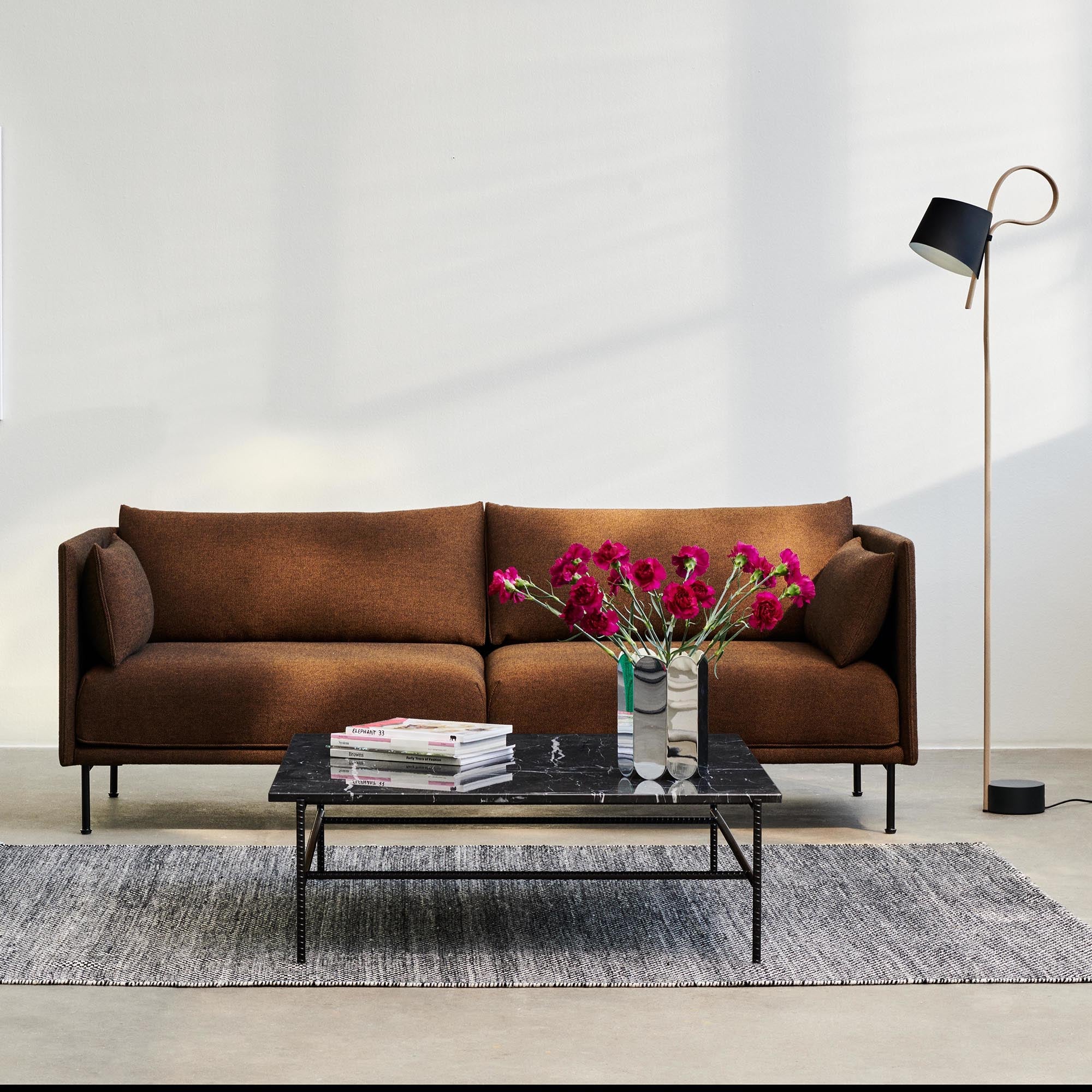 Silhouette Low, canapea 3 locuri