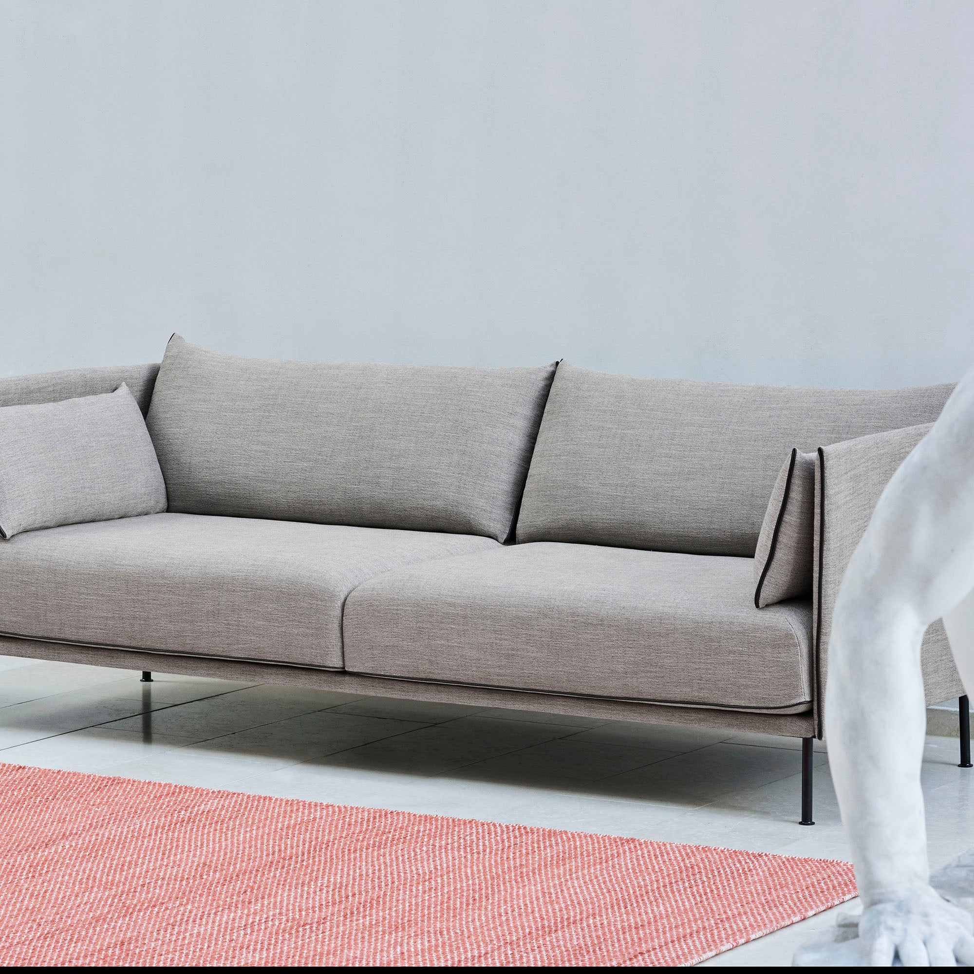 Silhouette Low, canapea 3 locuri