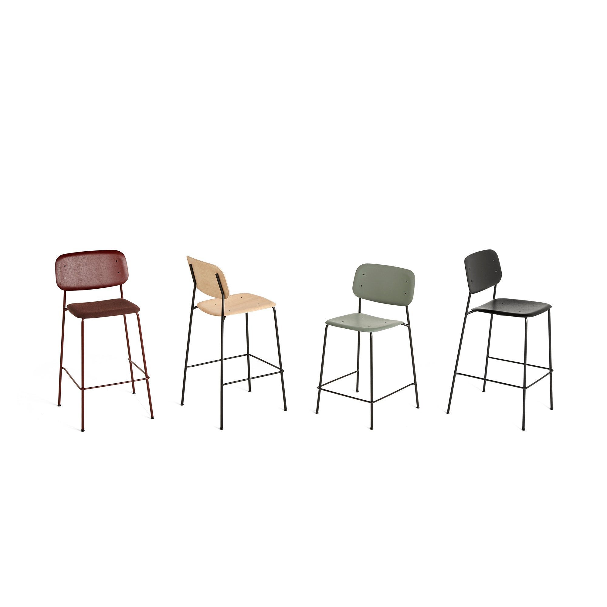 Soft Edge 95 Bar Stool Low, scaun de bar