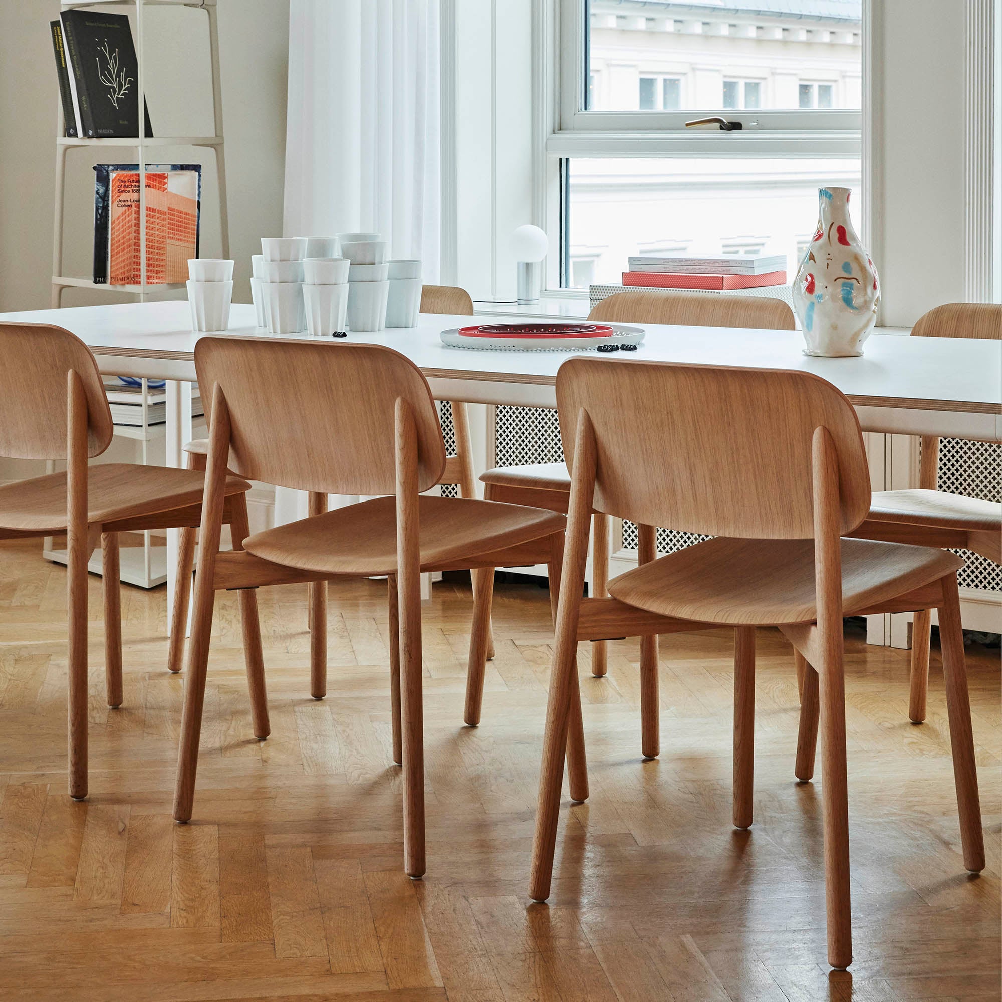 Soft Edge 60 scaun din lemn