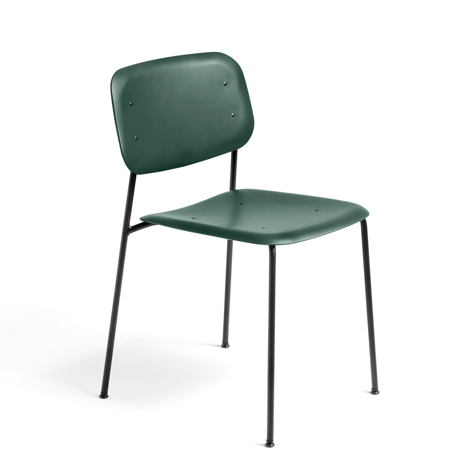 Soft Edge 45 scaun din plastic cu baza metalică