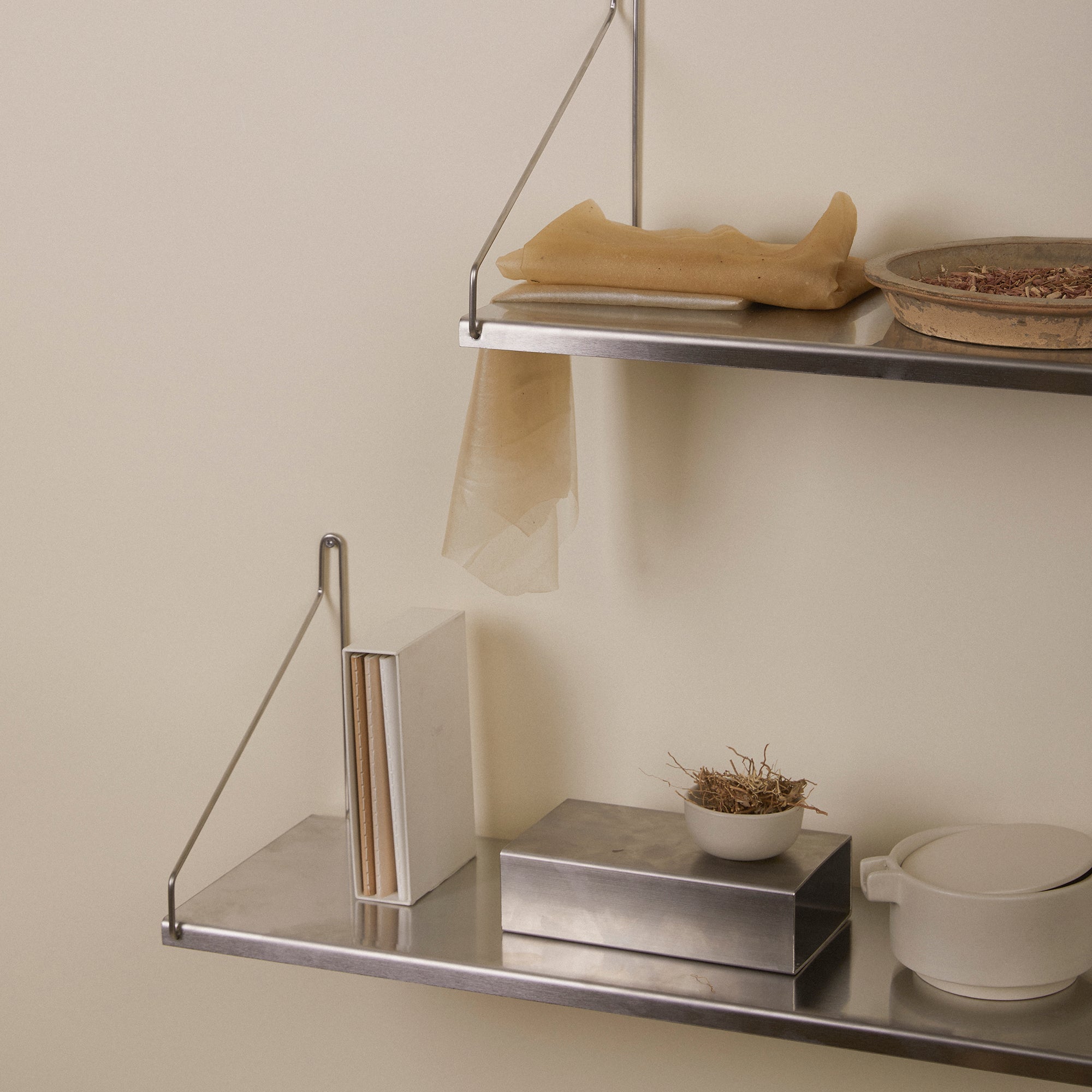Shelf Stainless Steel, raft individual lungime 80 cm