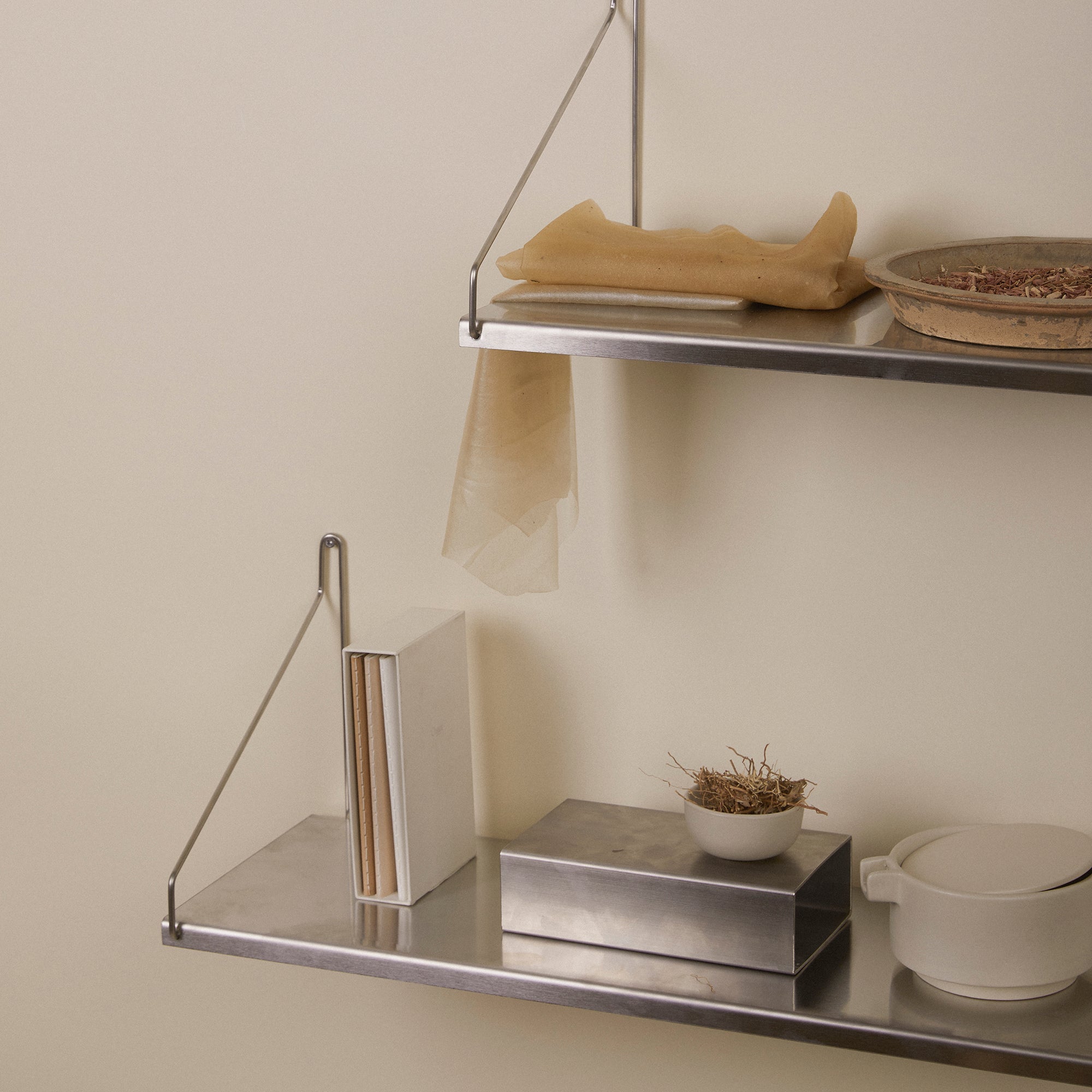 Shelf Stainless Steel, raft individual lungime 40 cm