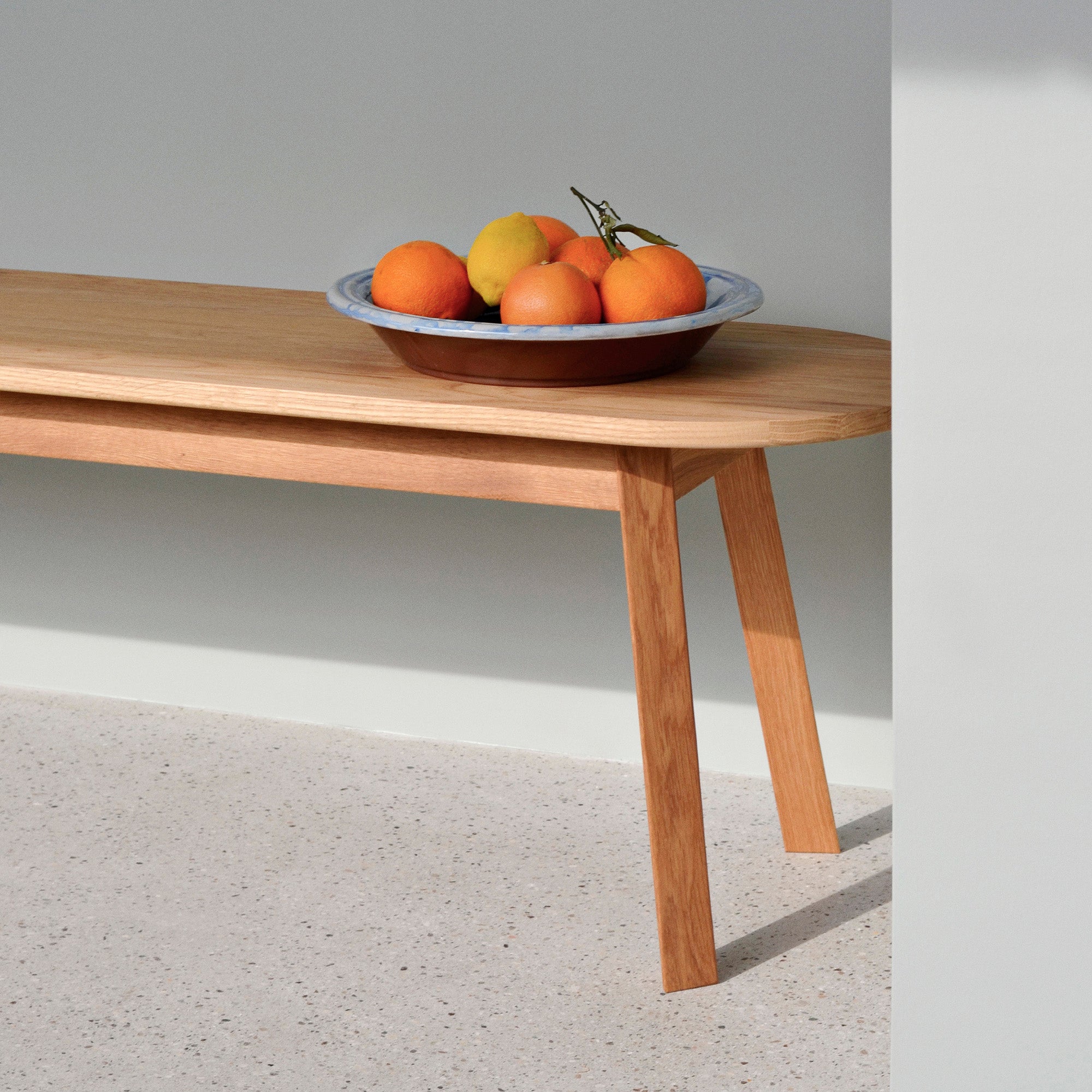 Triangle Leg Bench, bancă 150x40cm