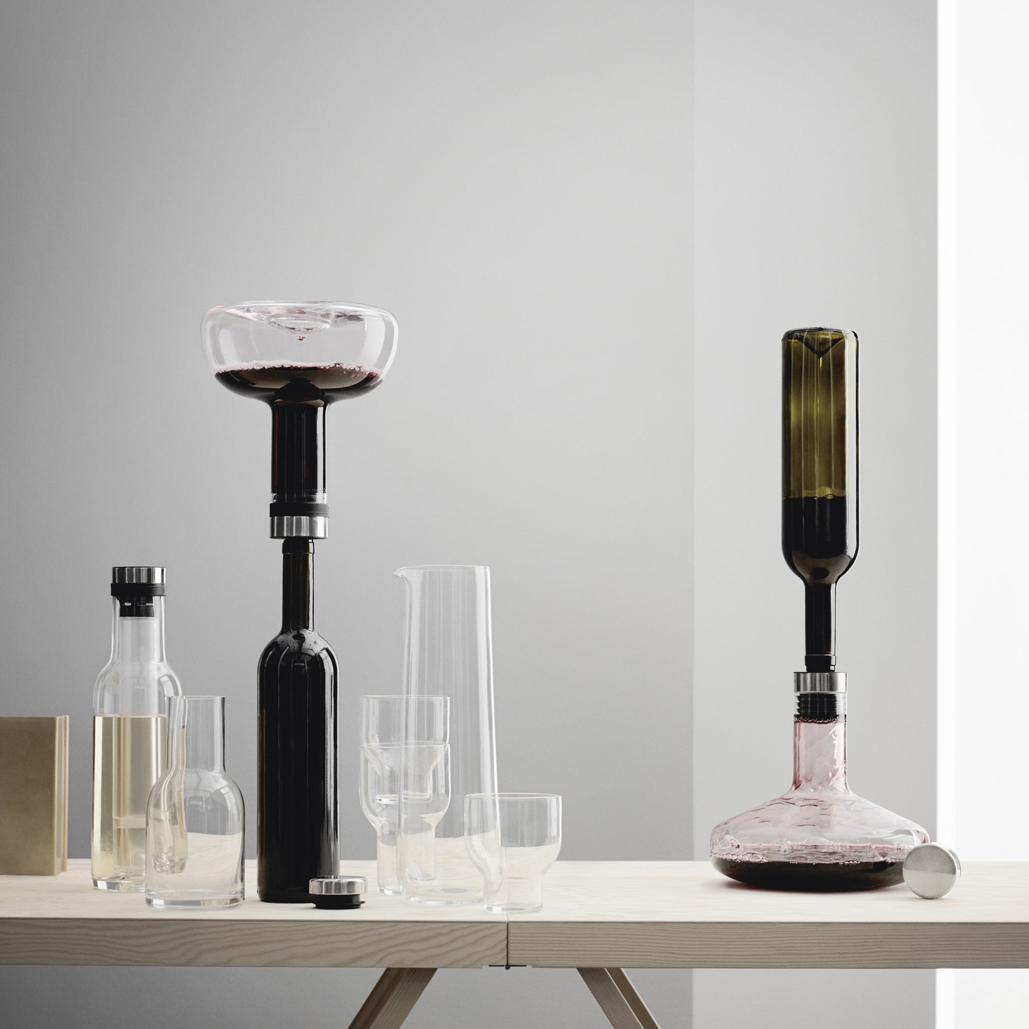 Wine Breather Deluxe carafă cu aerator