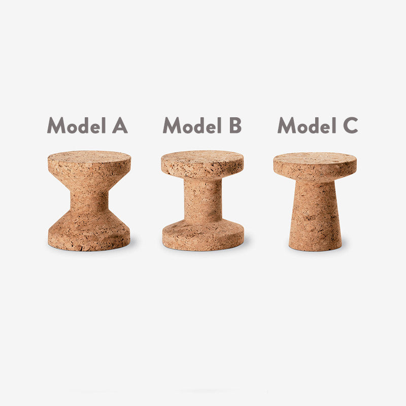 Cork Family, o familie de tabureți/măsuțe produsă de Vitra