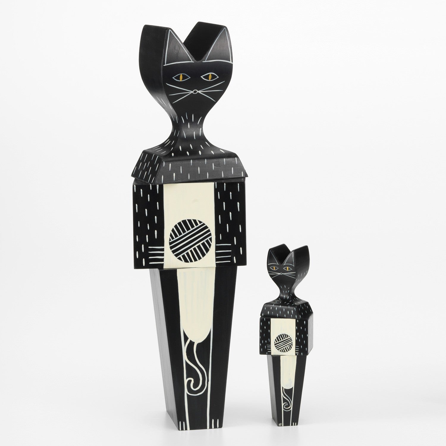 Wooden Cat de la Vitra, design Alexander Girard