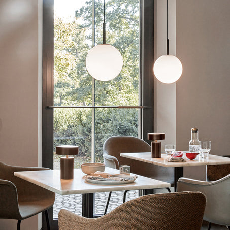 Column lampă de masă portabilă