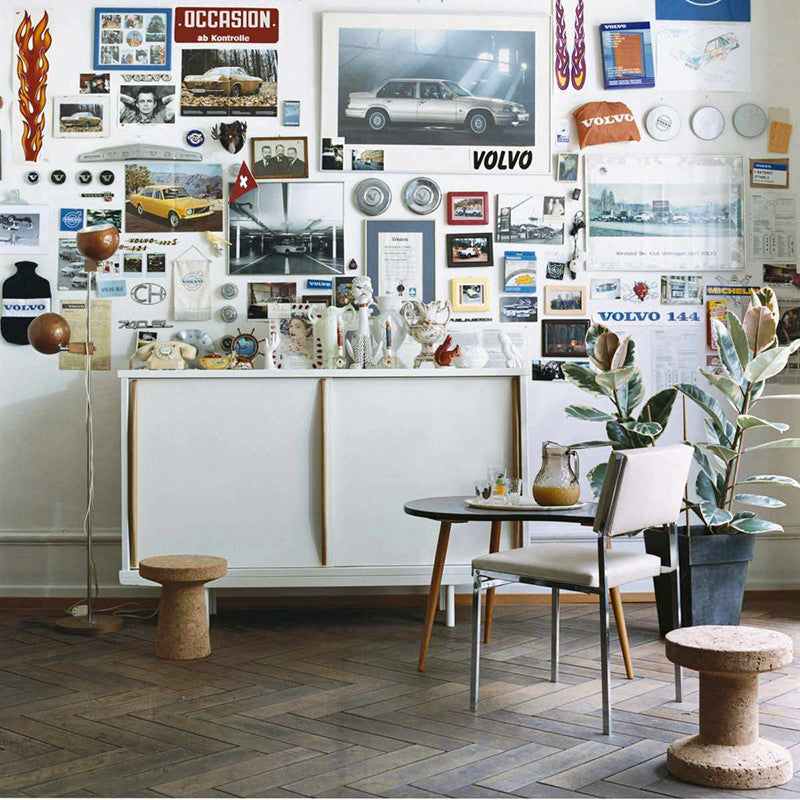 Cork Family, o familie de tabureți/măsuțe produsă de Vitra