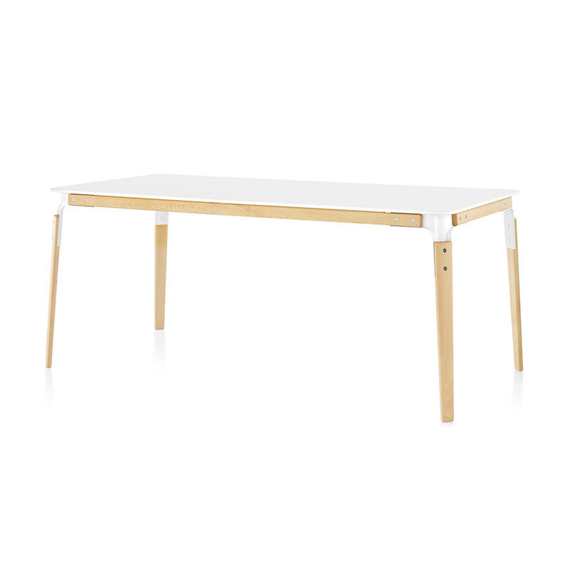 Masa de dining Steelwood semnată Ronan și Erwan Bouroullec pentru Magis