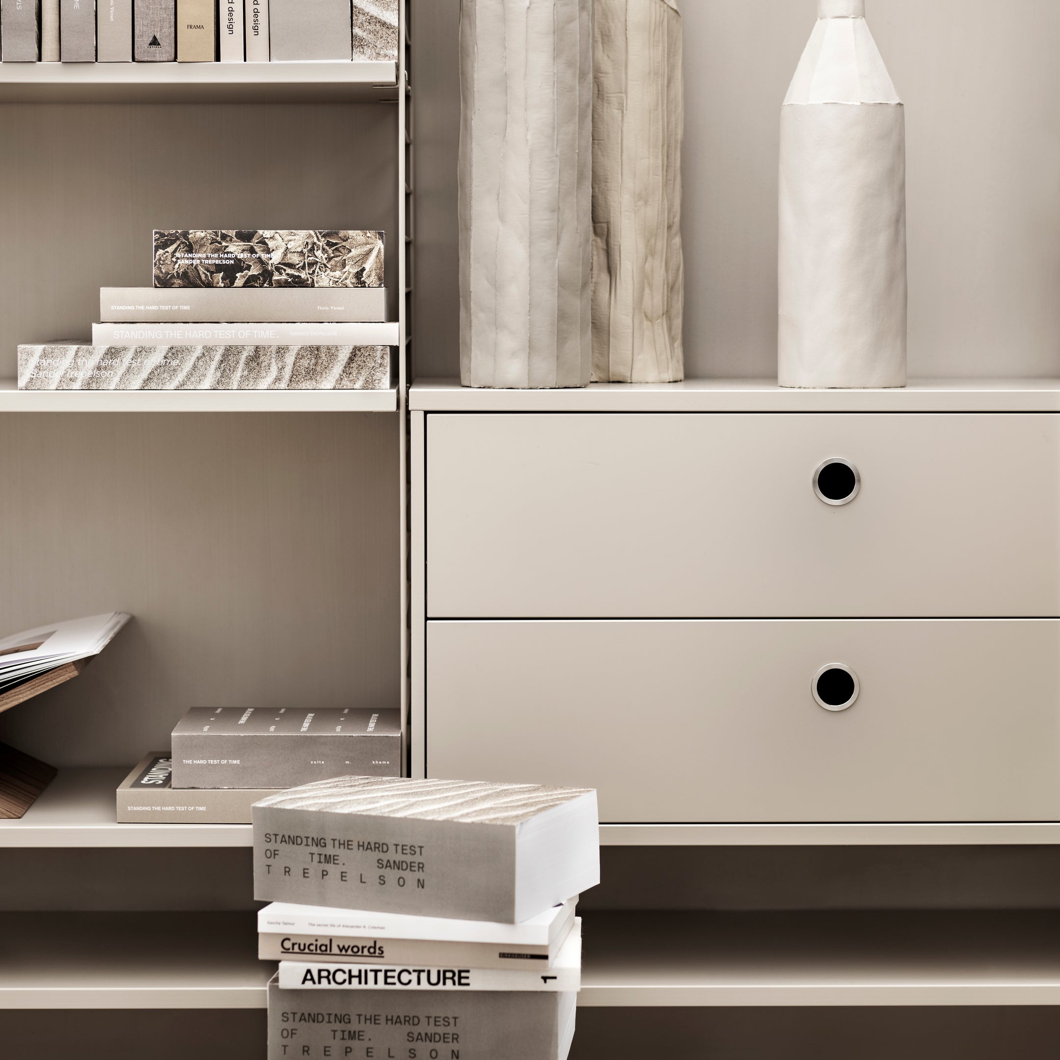 String cabinet cu două sertare 78/30 cm