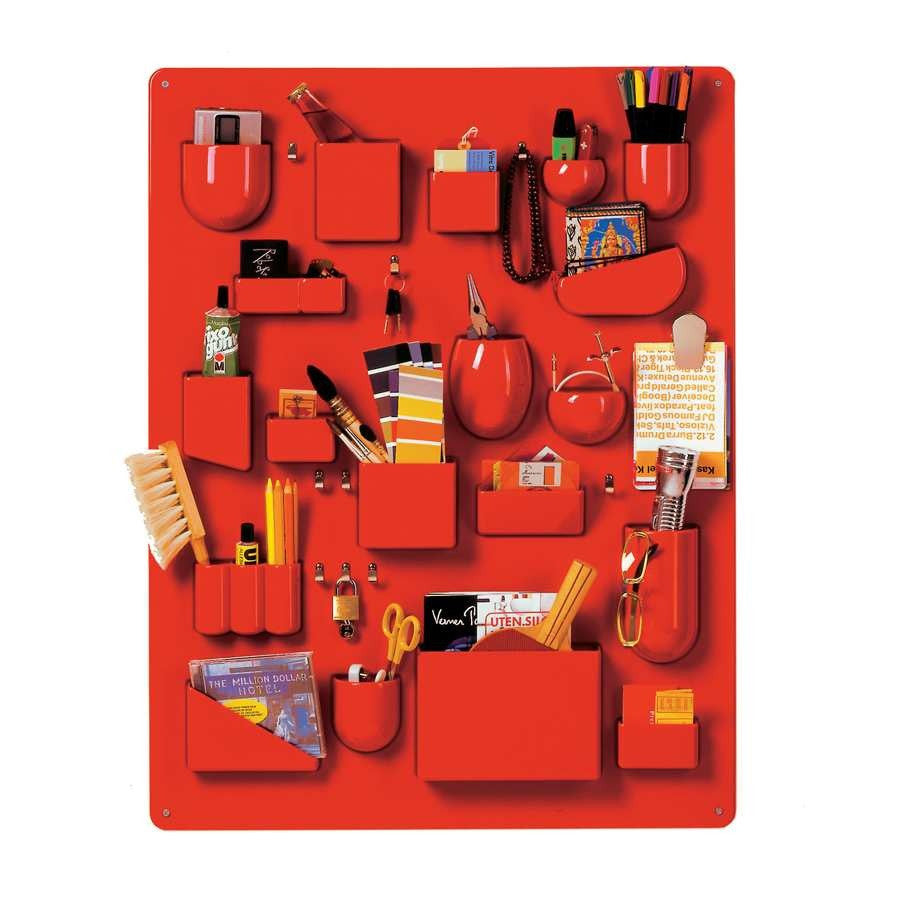 Uten.silo Vitra roșu depozitare perete