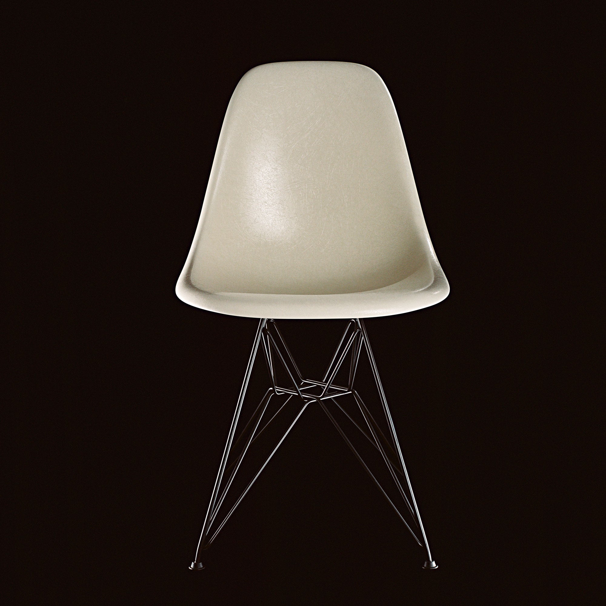 Eames Fiberglass DSR scaun de dining