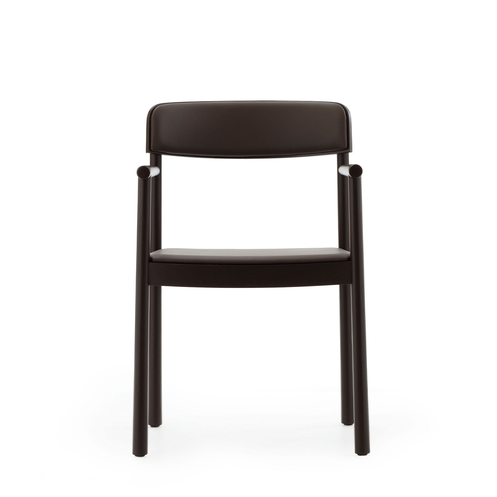 Timb Armchair, scaun de dining cu cotiere tapițat