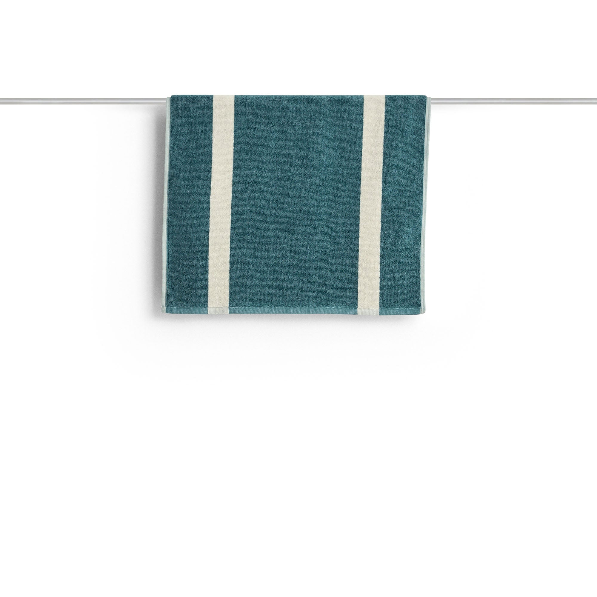 Stripe Bath Mat Petrol Blue, covoraș de baie