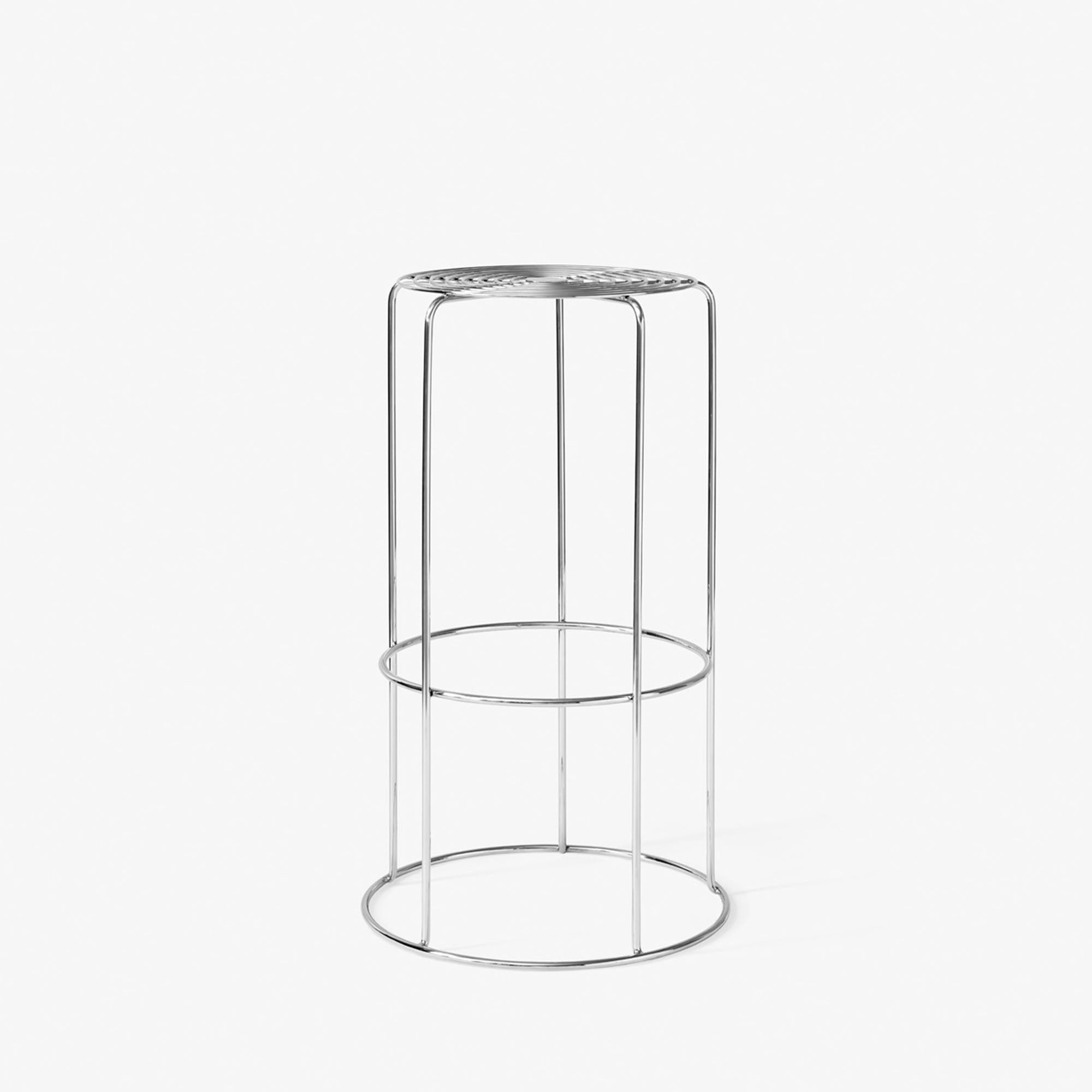 Wire counter stool, scaun de bar H75 cm