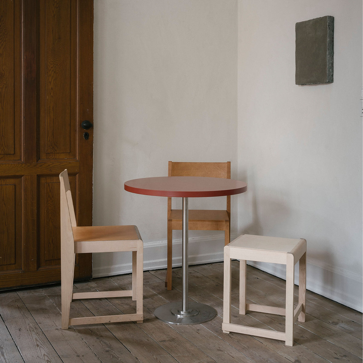 Low Stool 01, taburet din lemn