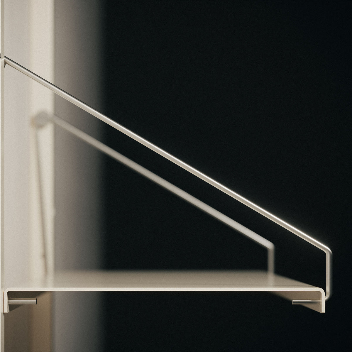 Library Shelf Stainless Steel, raft individual lungime 60 cm