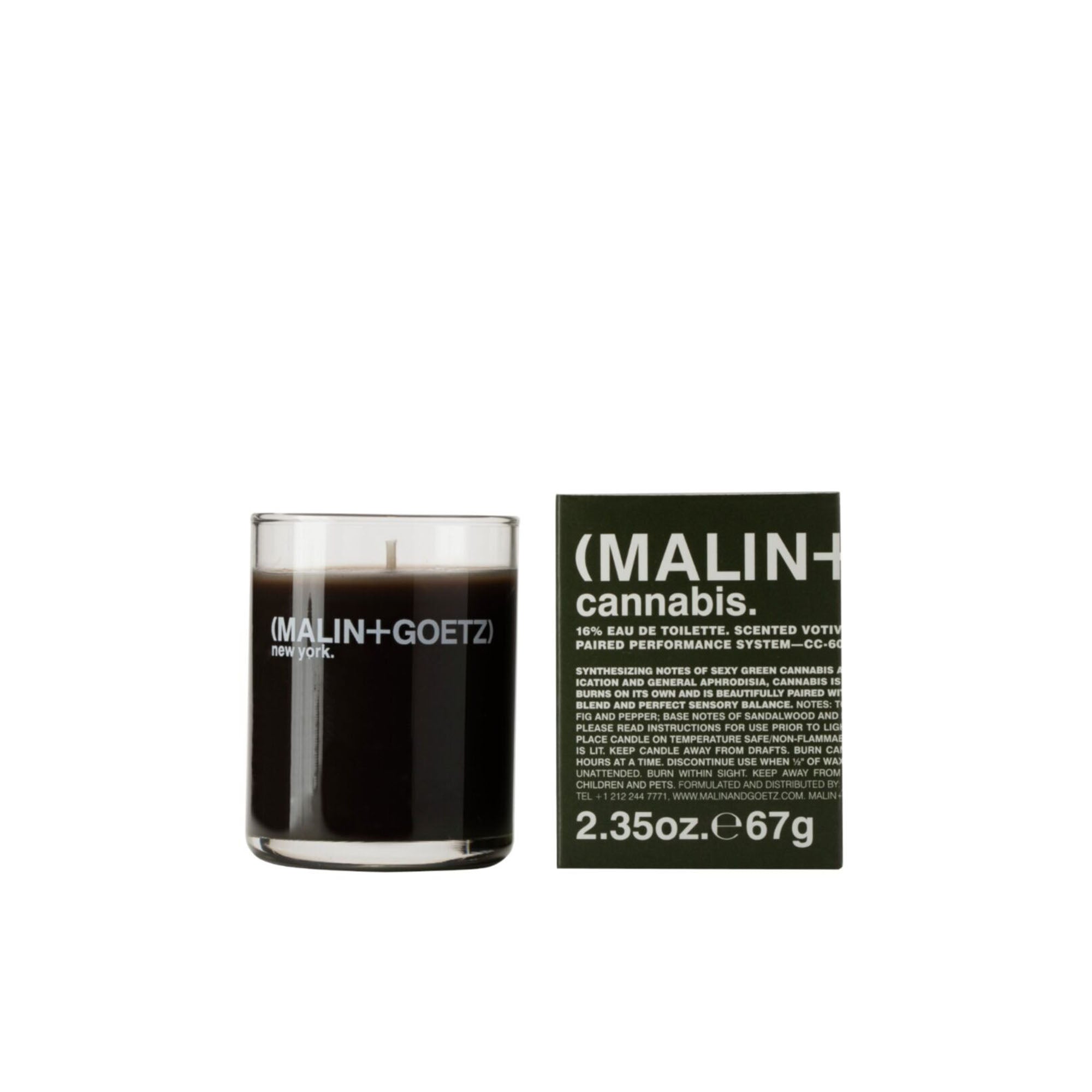 Cannabis Votive Candle, lumânare parfumată mică