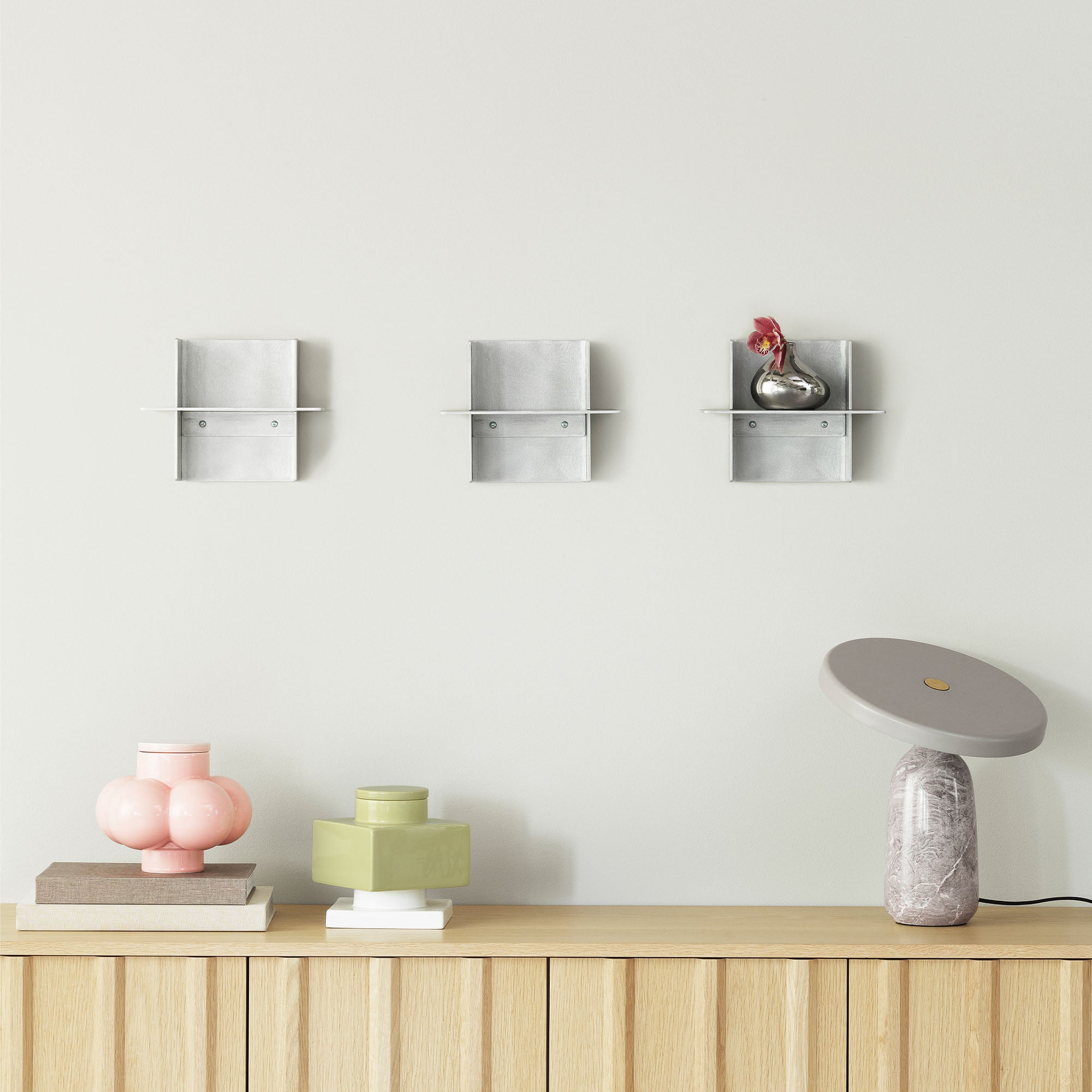 Alu Shelf, raft individual lungime 25 cm