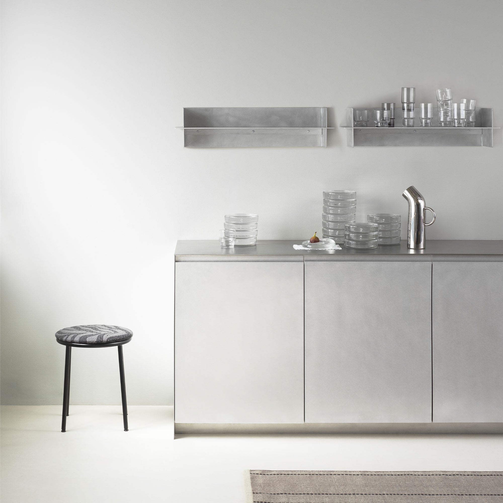 Alu Shelf, raft individual lungime 80 cm