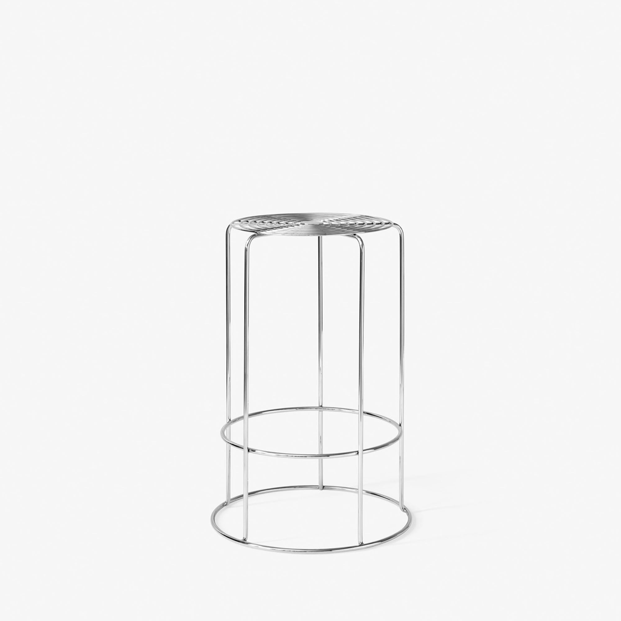 Wire counter stool, scaun de bar H65 cm