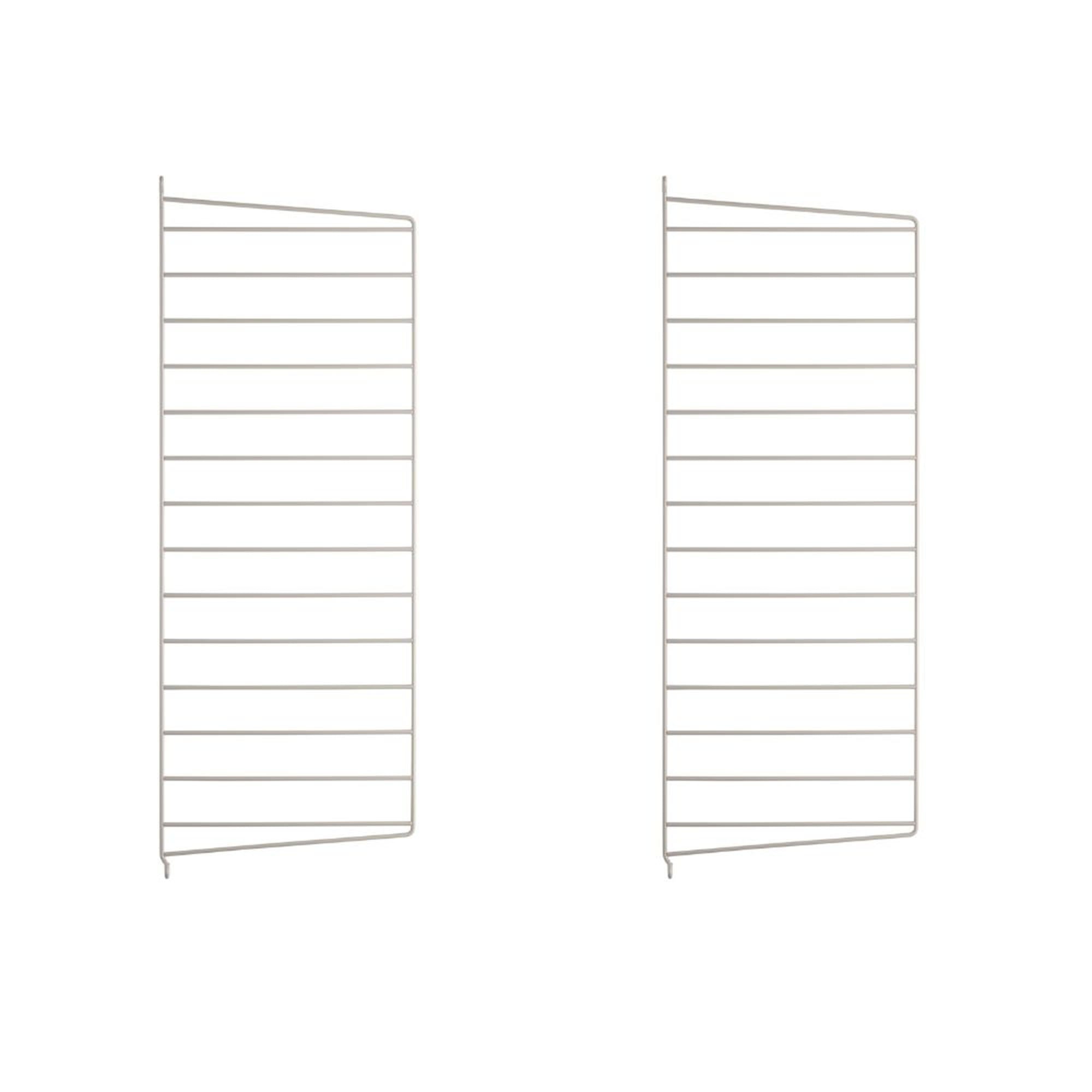 Element de susținere vertical metalic 75 x 30 cm, set de 2