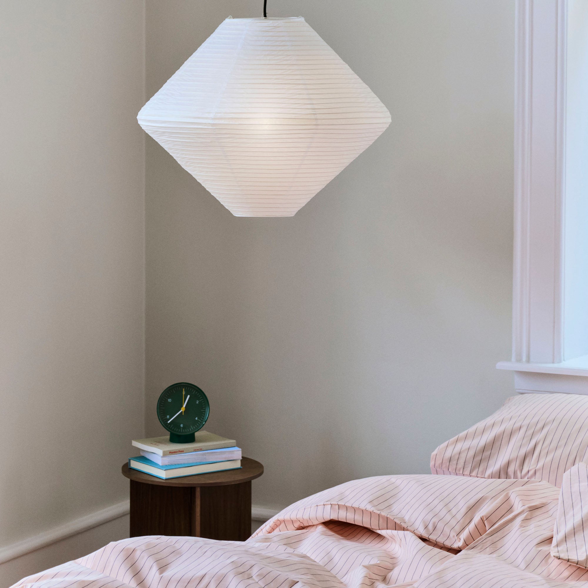 Rice Paper Shade Diamond, lampă suspendată Ø60 cm