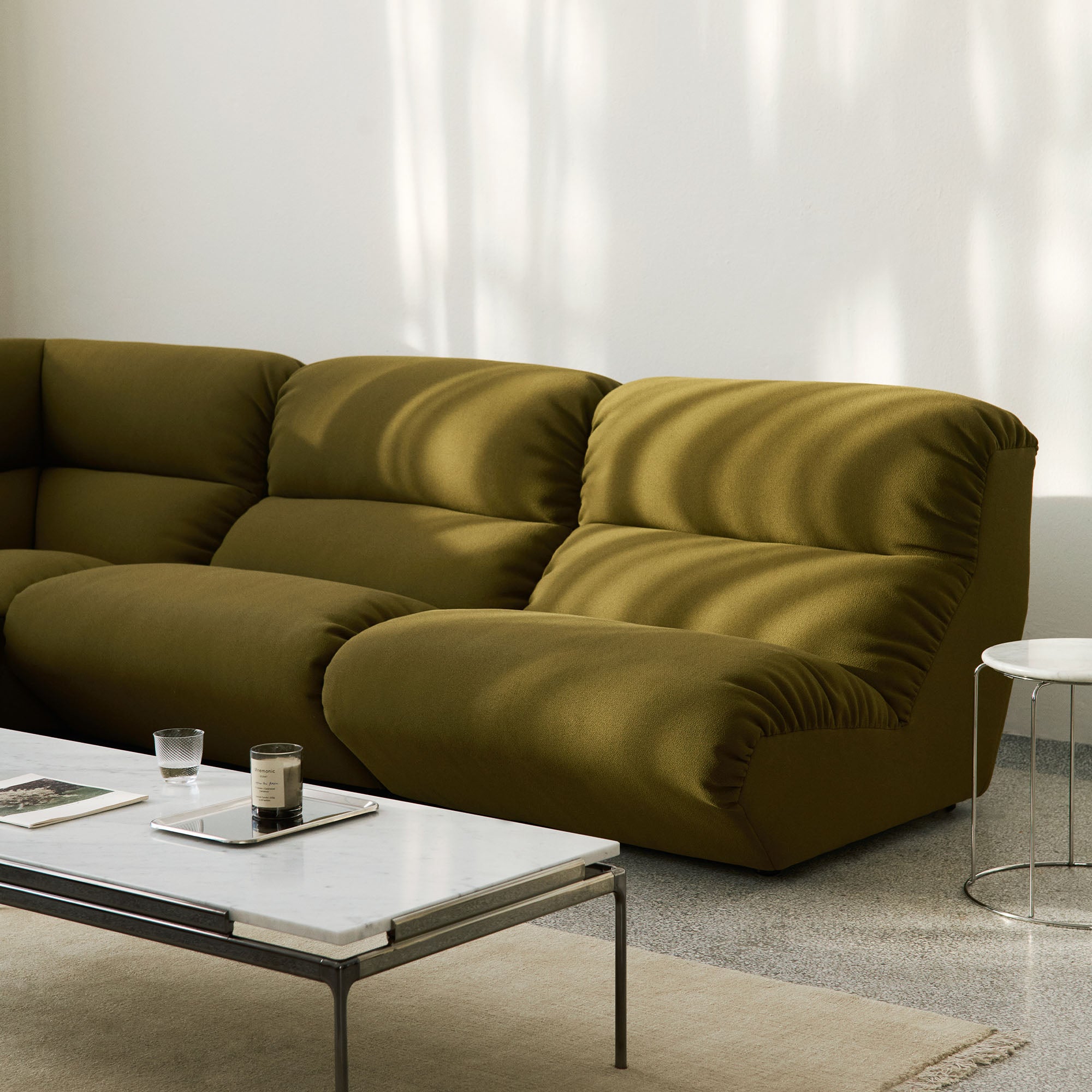 Hi Lo, Config C, canapea modulară de 3 locuri cu colțar