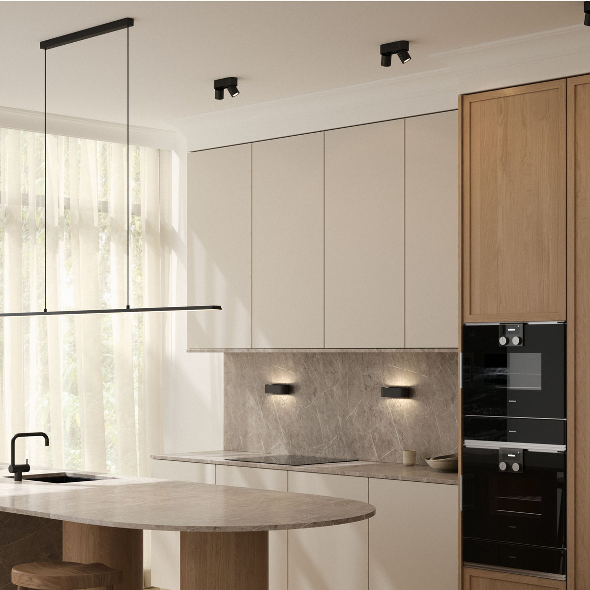 Aura W1, lampă de perete