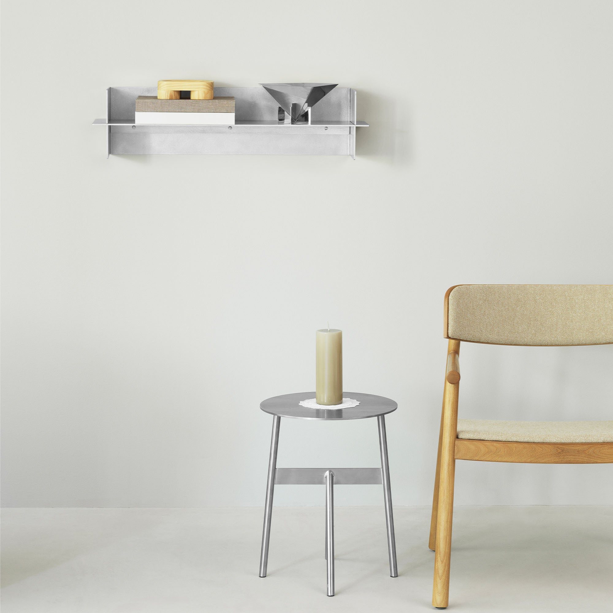 Alu Shelf, raft individual lungime 80 cm