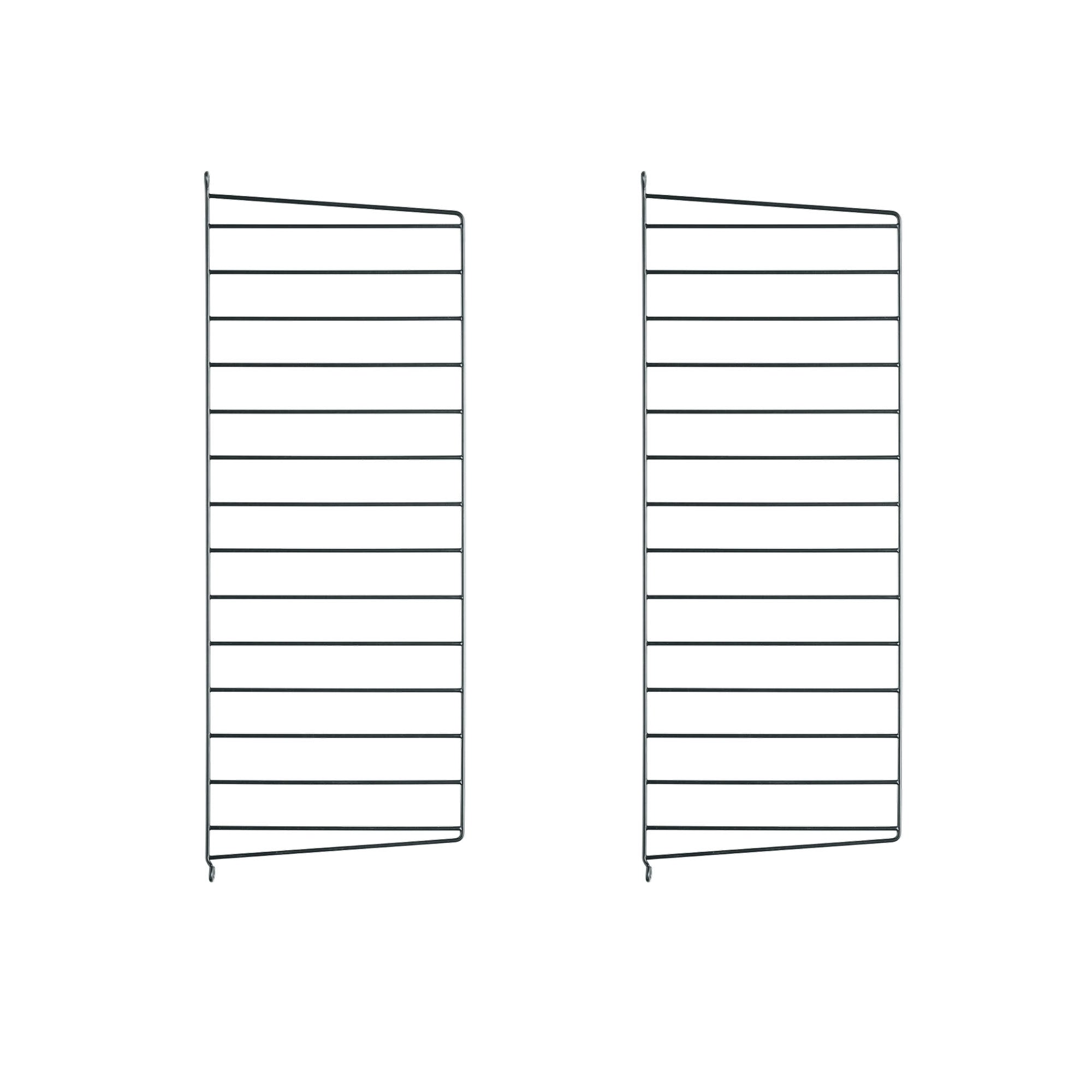 String element de susținere vertical metalic 75 x 30 cm, set de 2