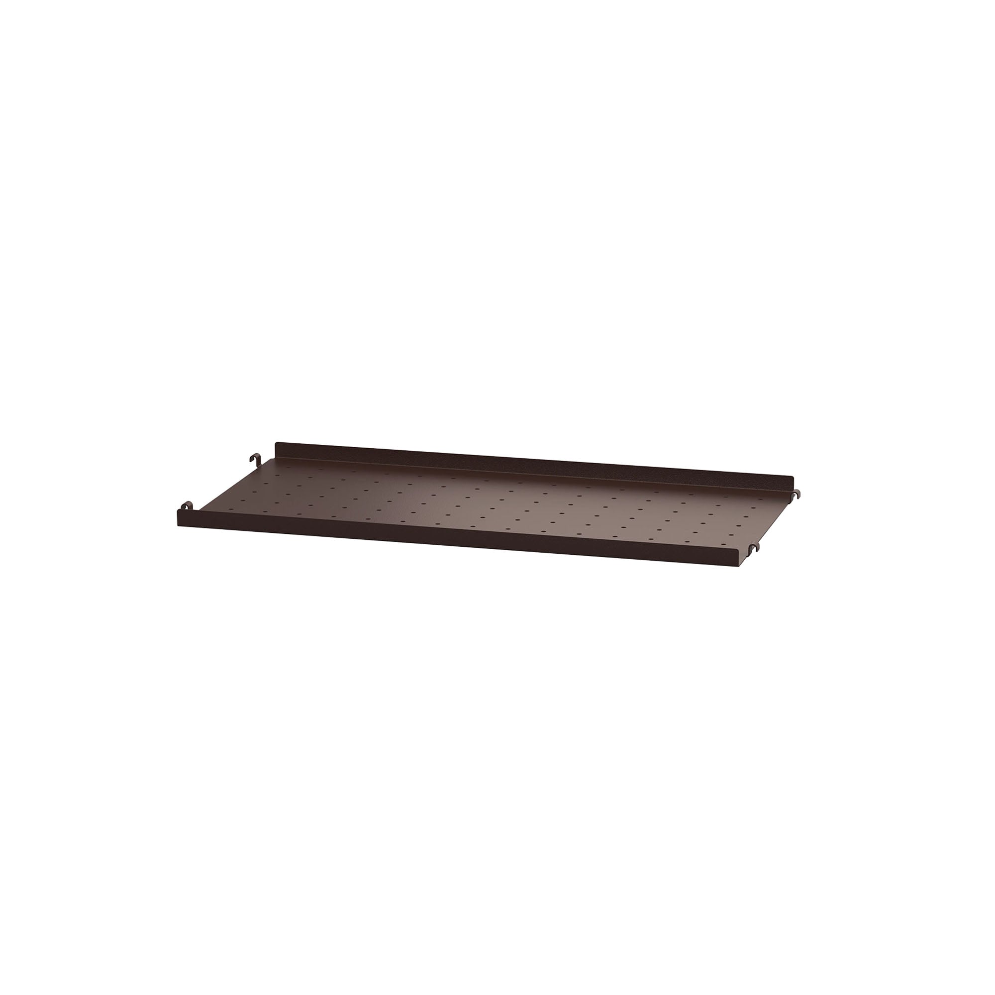 Metal shelf low edge raft metalic 58x30 cm