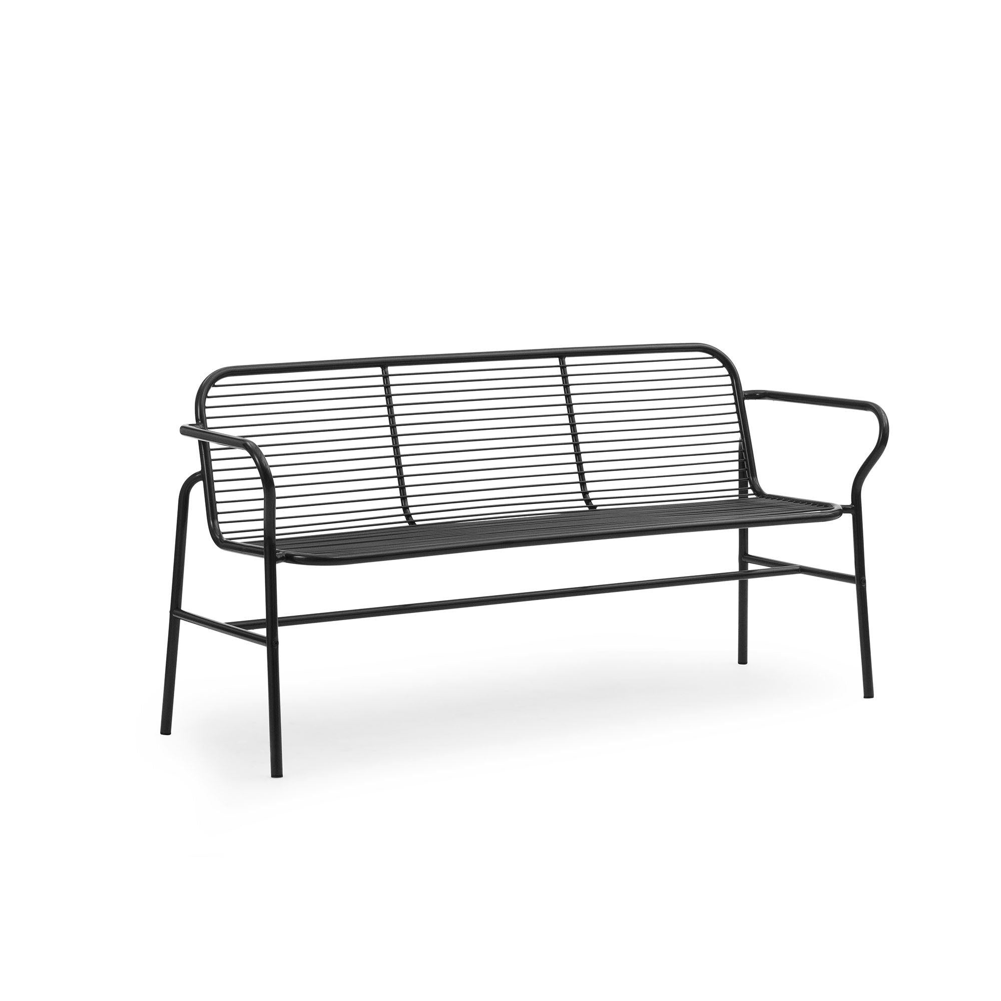 Vig Dining Bench, banchetă de exterior cu cotiere