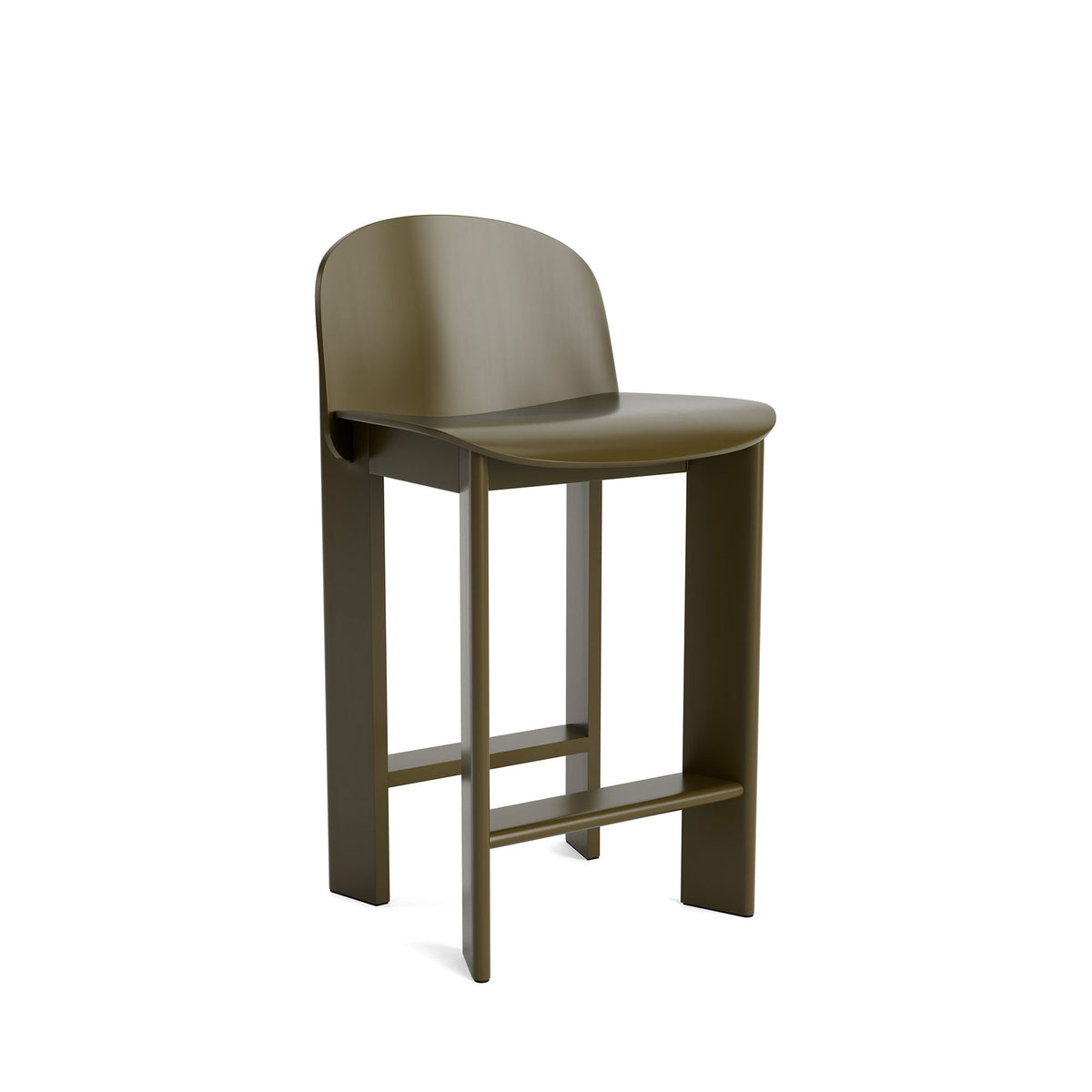 Chisel 35 Bar Stool Low, scaun de bar din lemn H65