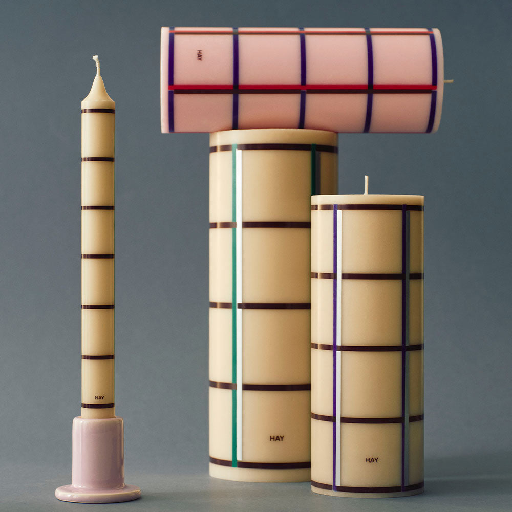 Pattern Candle Set, set de 4 lumânări decorative