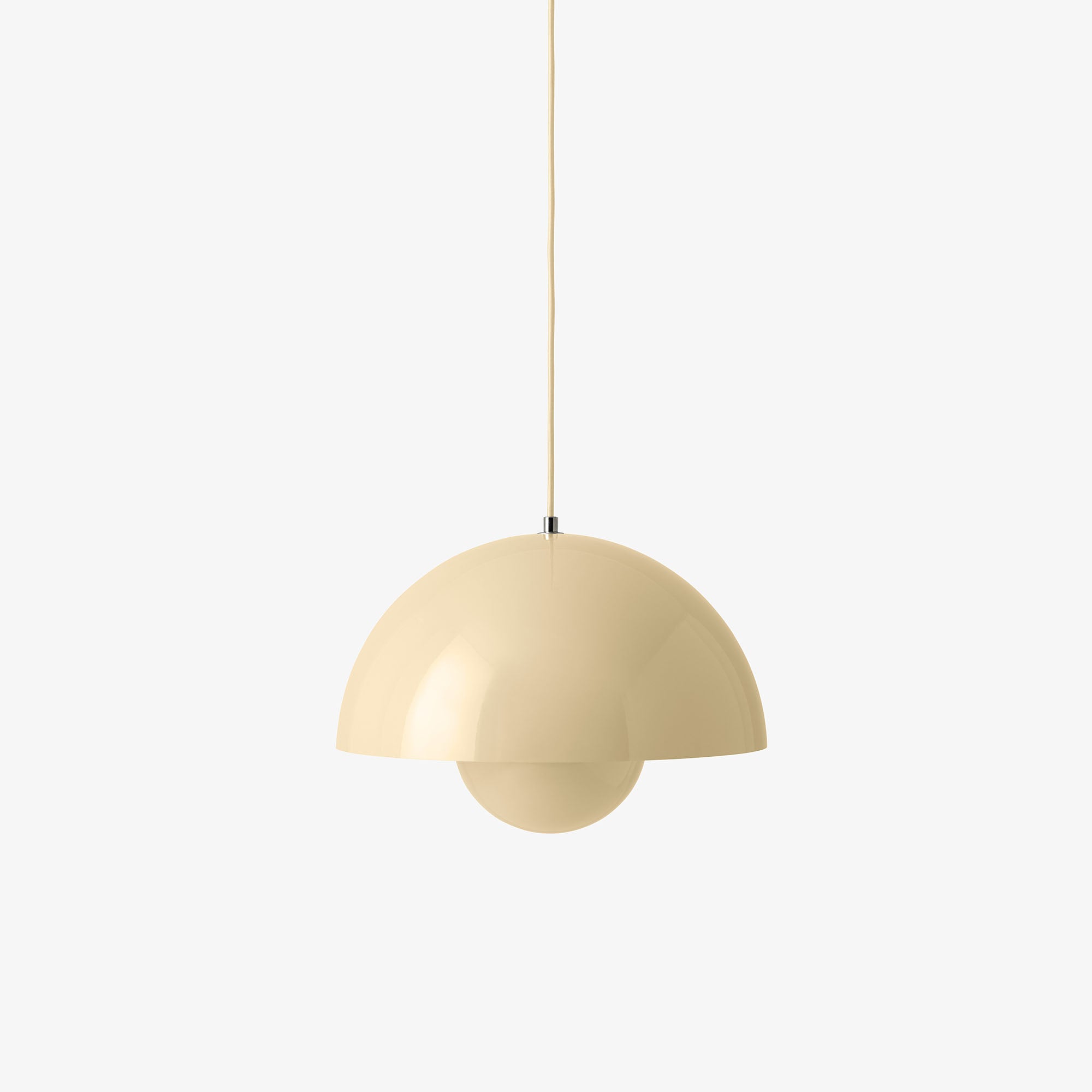 Flowerpot VP7 ivory, lampă suspendată medie