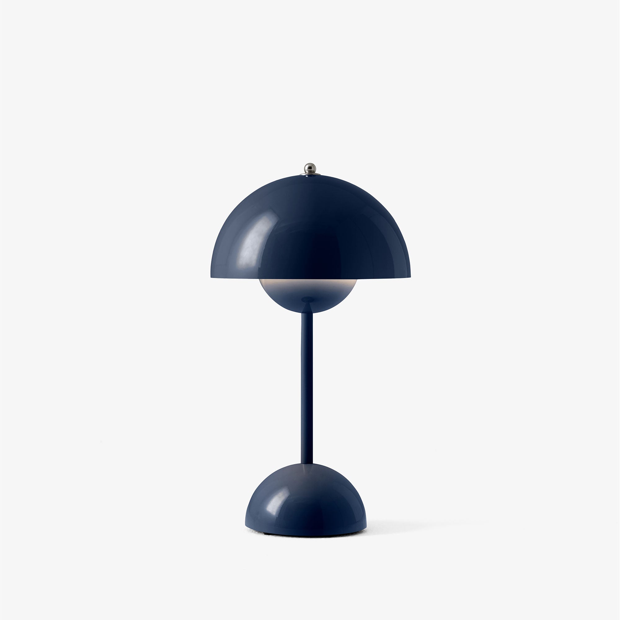Flowerpot VP9 Steel Blue, lampă portabilă