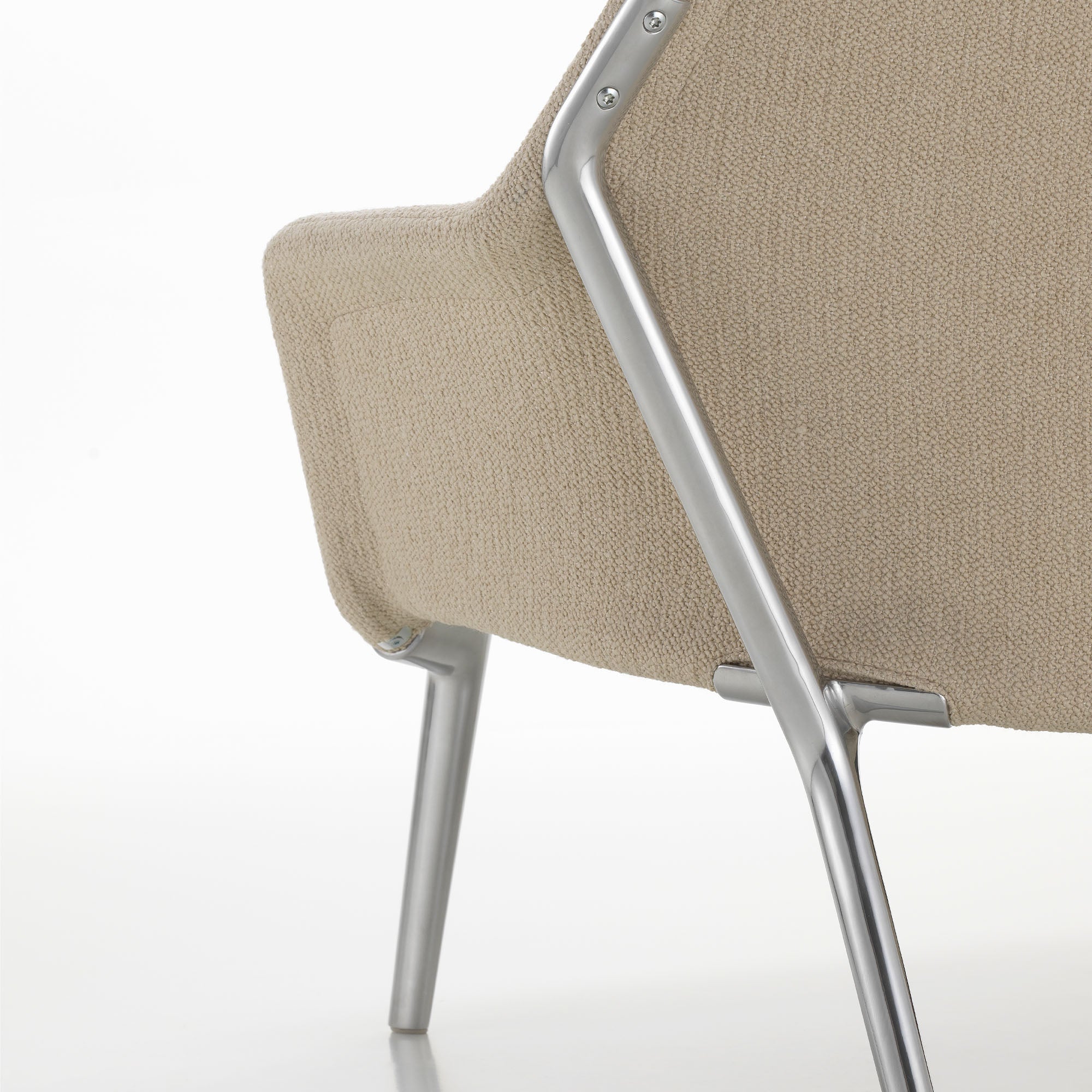 Slow Sofa, canapea cu 2 locuri bază satinată