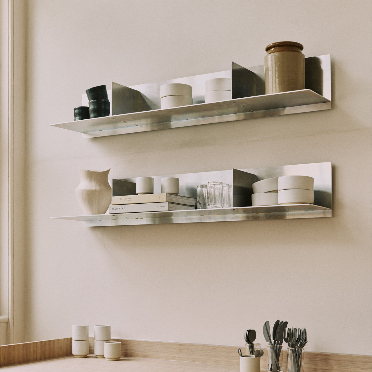 Rivet Shelf Large, raft individual lungime 119 cm