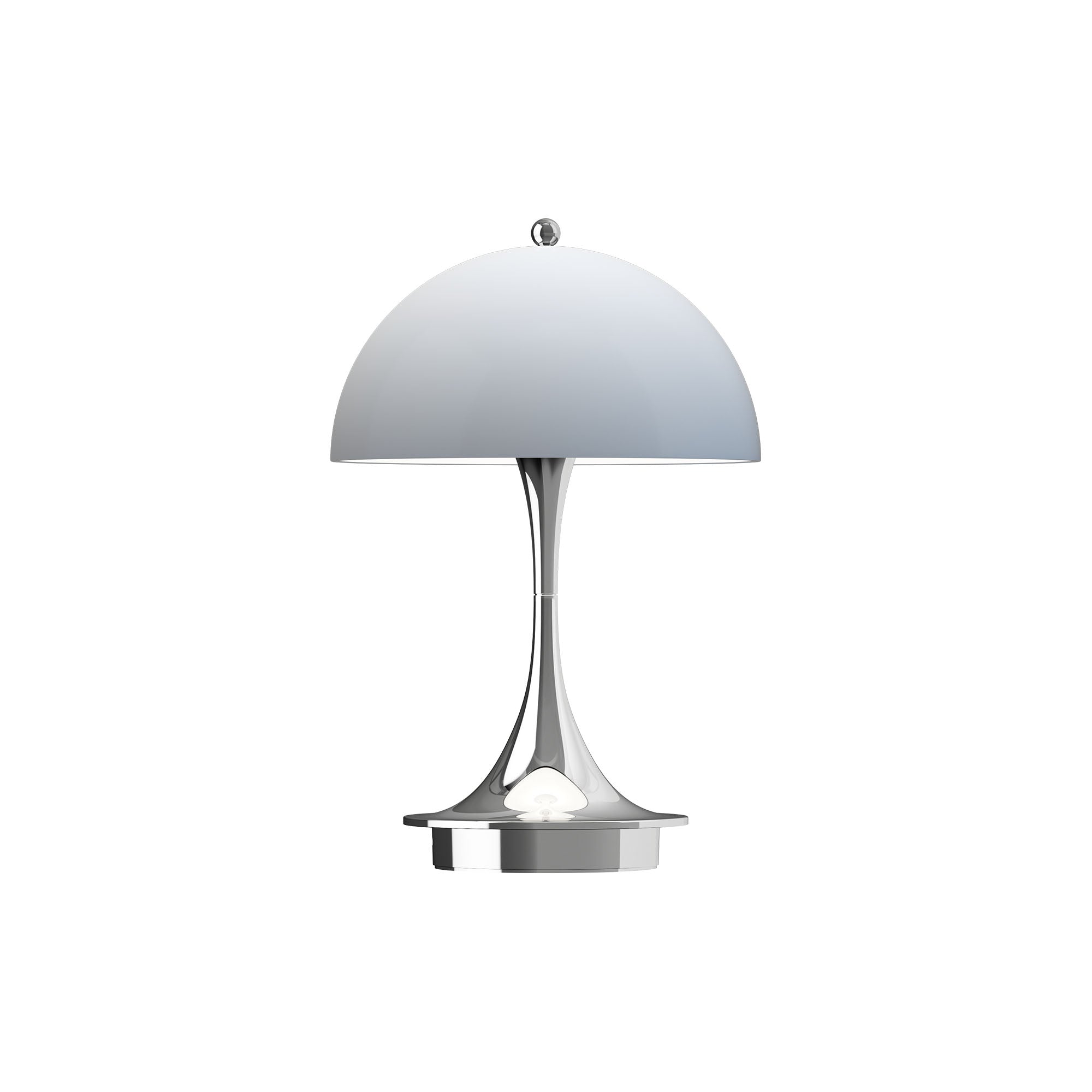 Panthella 160 Portable The Originals, lampă portabilă cu bază cromată