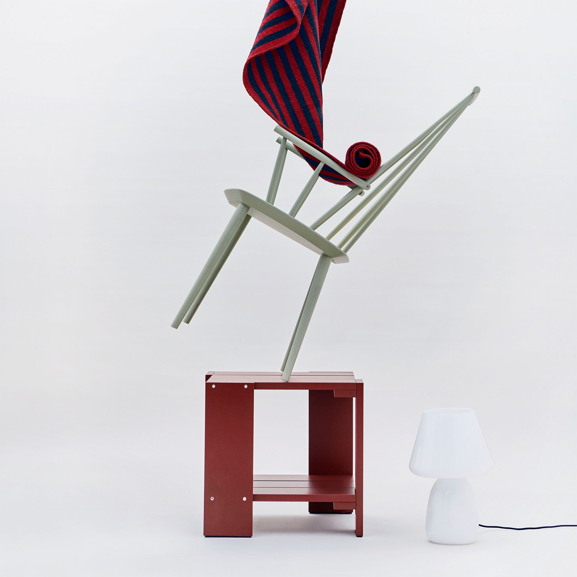 Crate Side Table, măsuță laterală exterior 49x49 cm