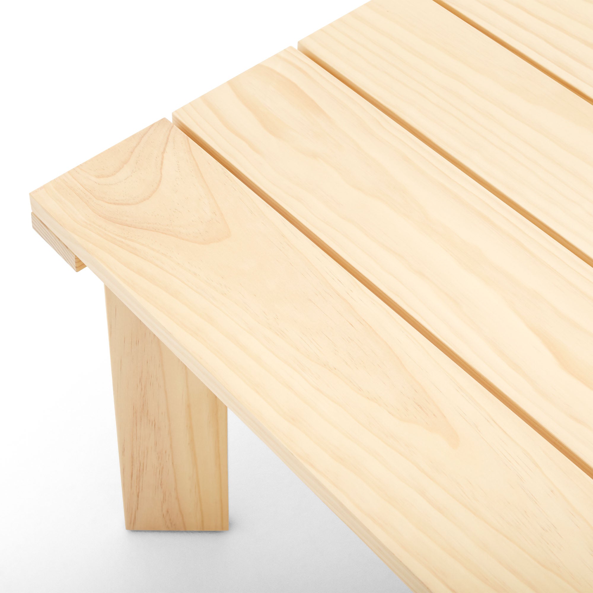 Crate Low Table, măsuță exterior 75x75 cm